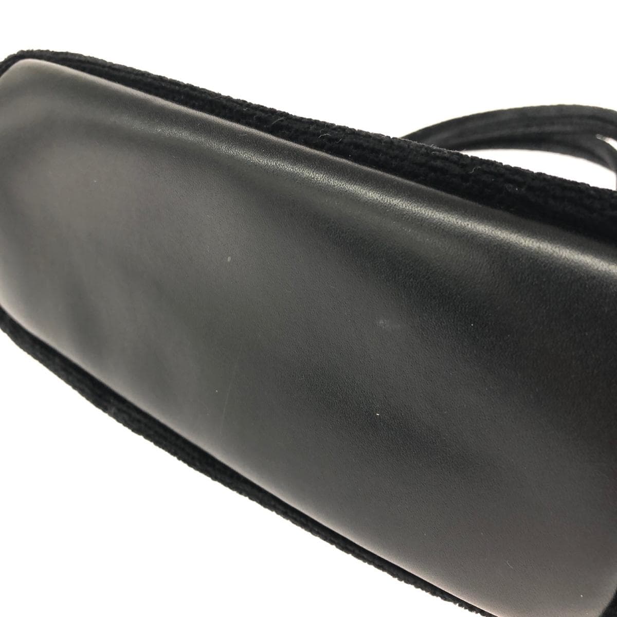 FEILER Mini Tote Bag Floral Pattern / Chenille Weave / Black 7