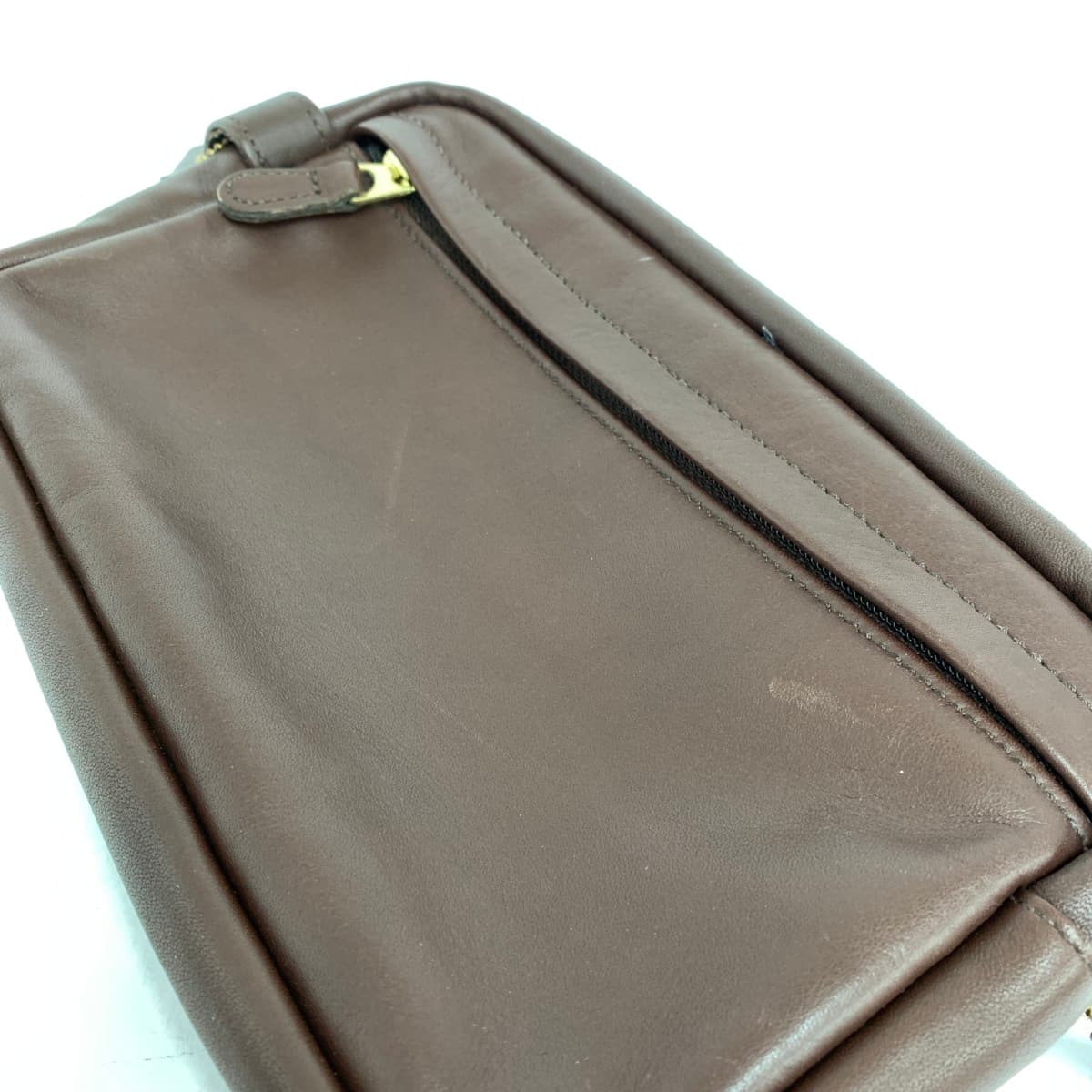 COACH Old Coach/Second Bag Leather Brown 5