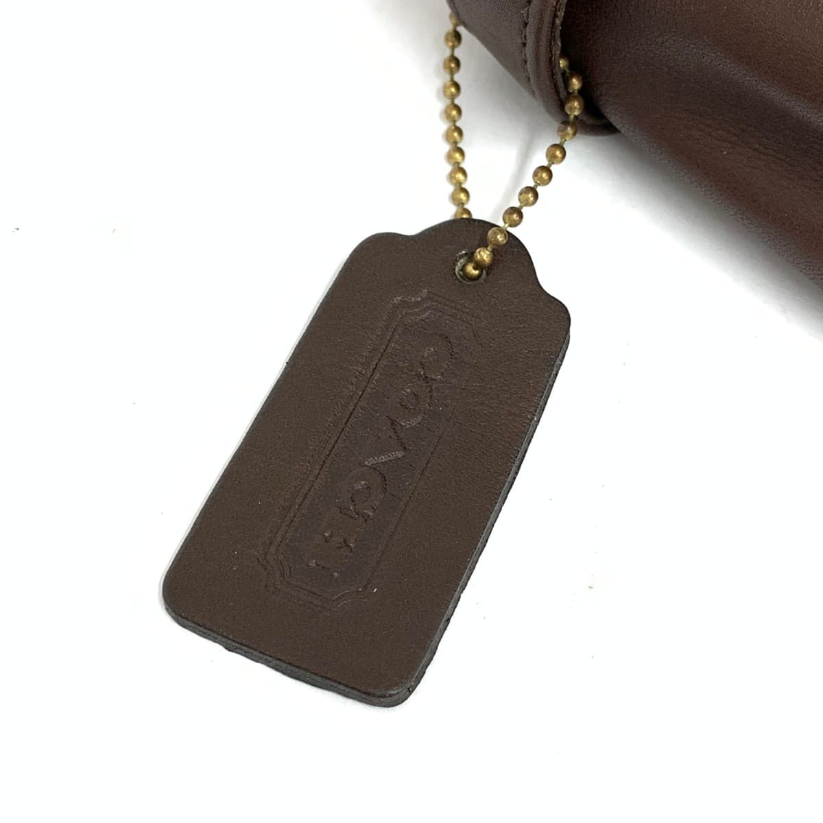 COACH Old Coach/Second Bag Leather Brown 6