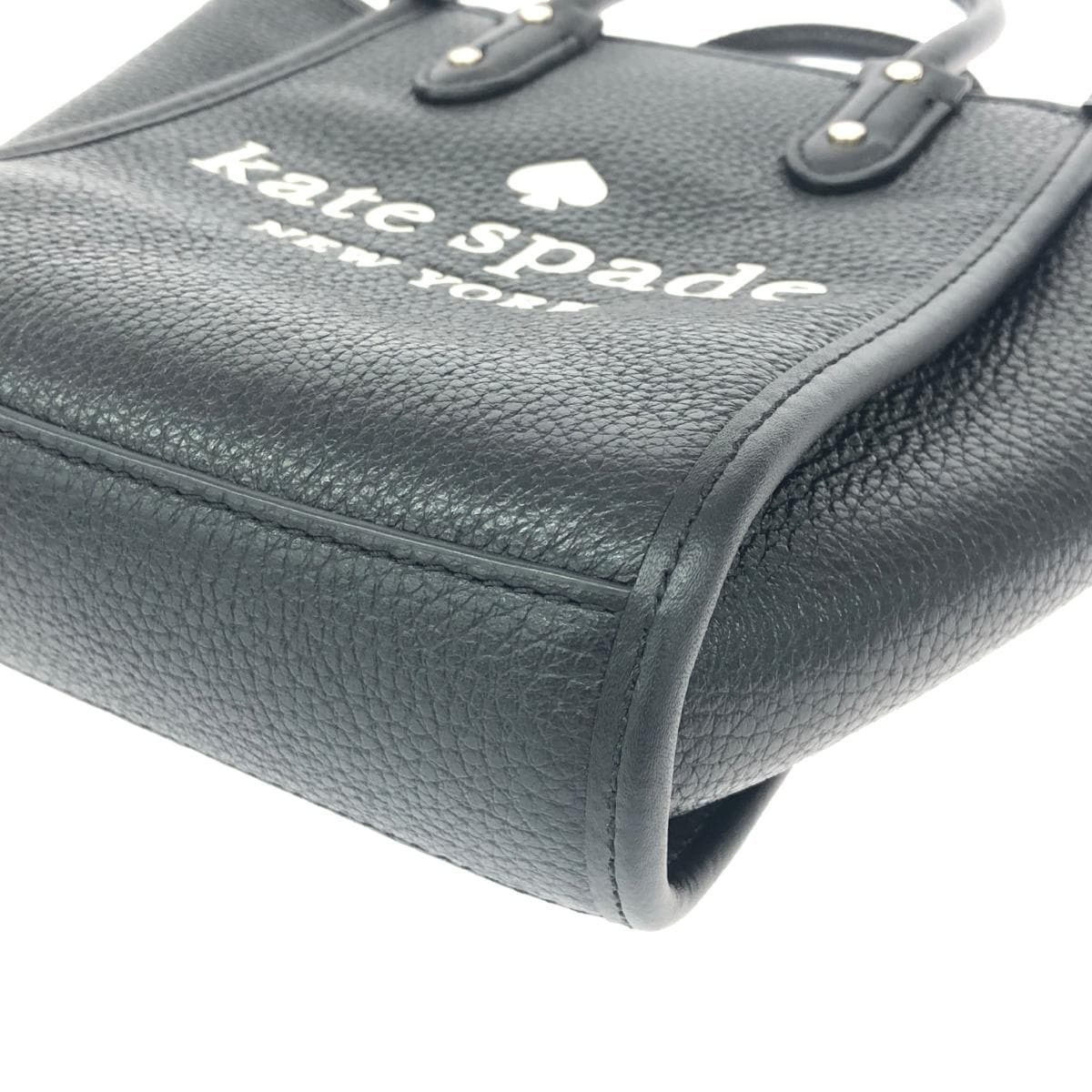 Kate Spade 2WAY Mini Handbag / Ella Good Condition Pebbled Leather / Black K7295 6