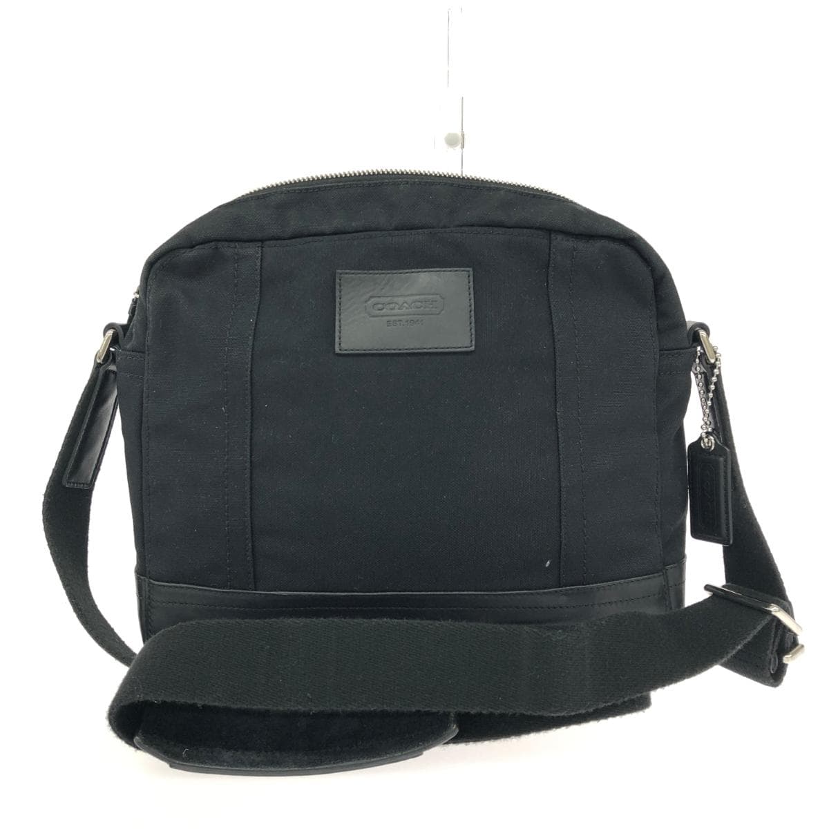 COACH Coach Shoulder Bag Crossbody/Canvas/Black F15067