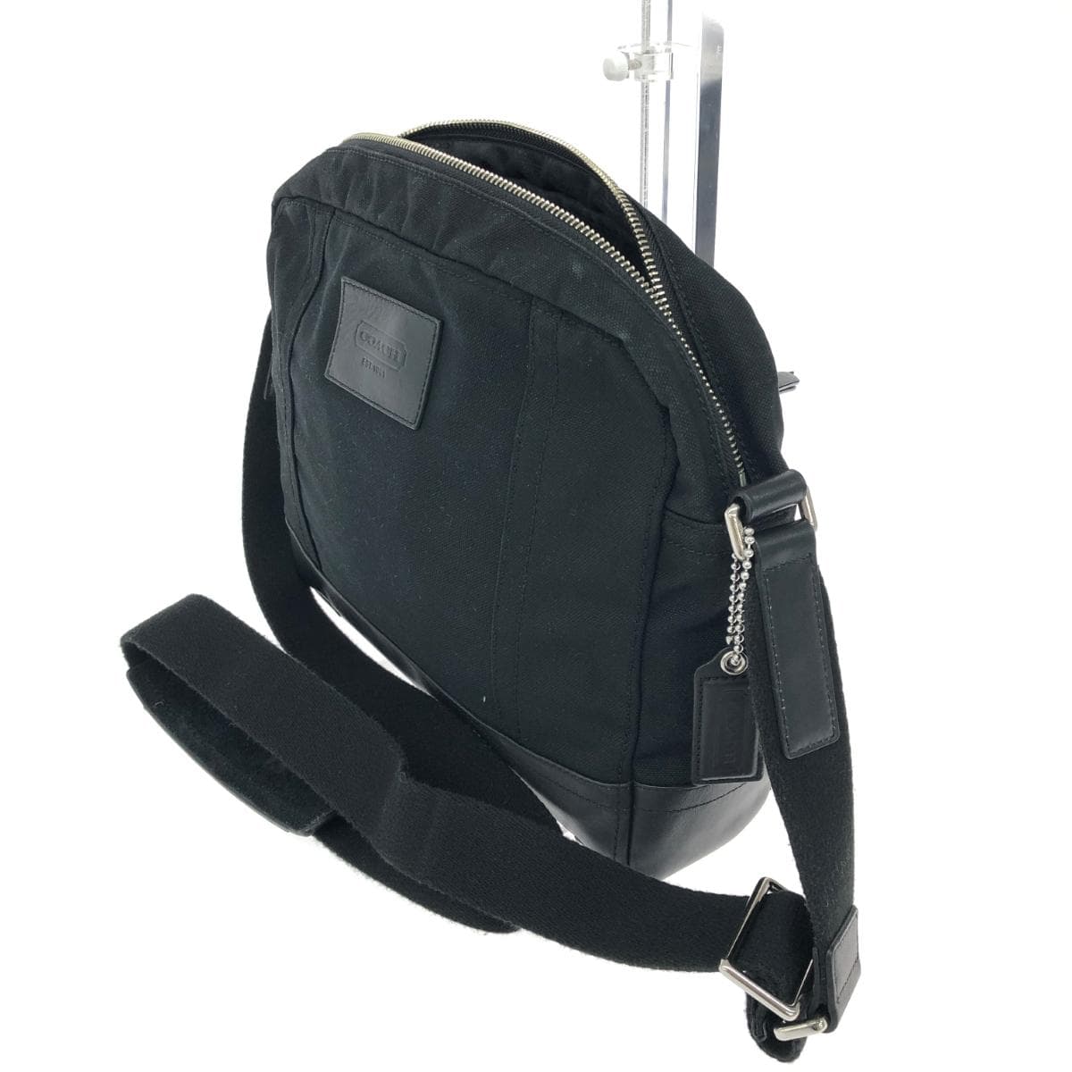 COACH Coach Shoulder Bag Crossbody/Canvas/Black F15067 3