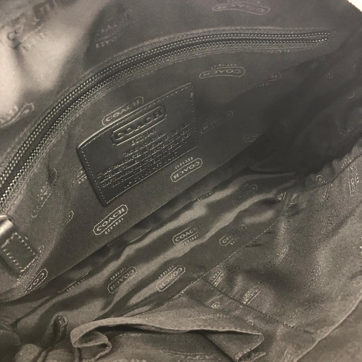 COACH Coach Shoulder Bag Crossbody/Canvas/Black F15067 4