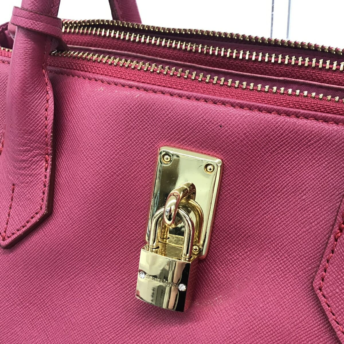 Samantha Thavasa 2WAY Bag PVC Pink Women's 7