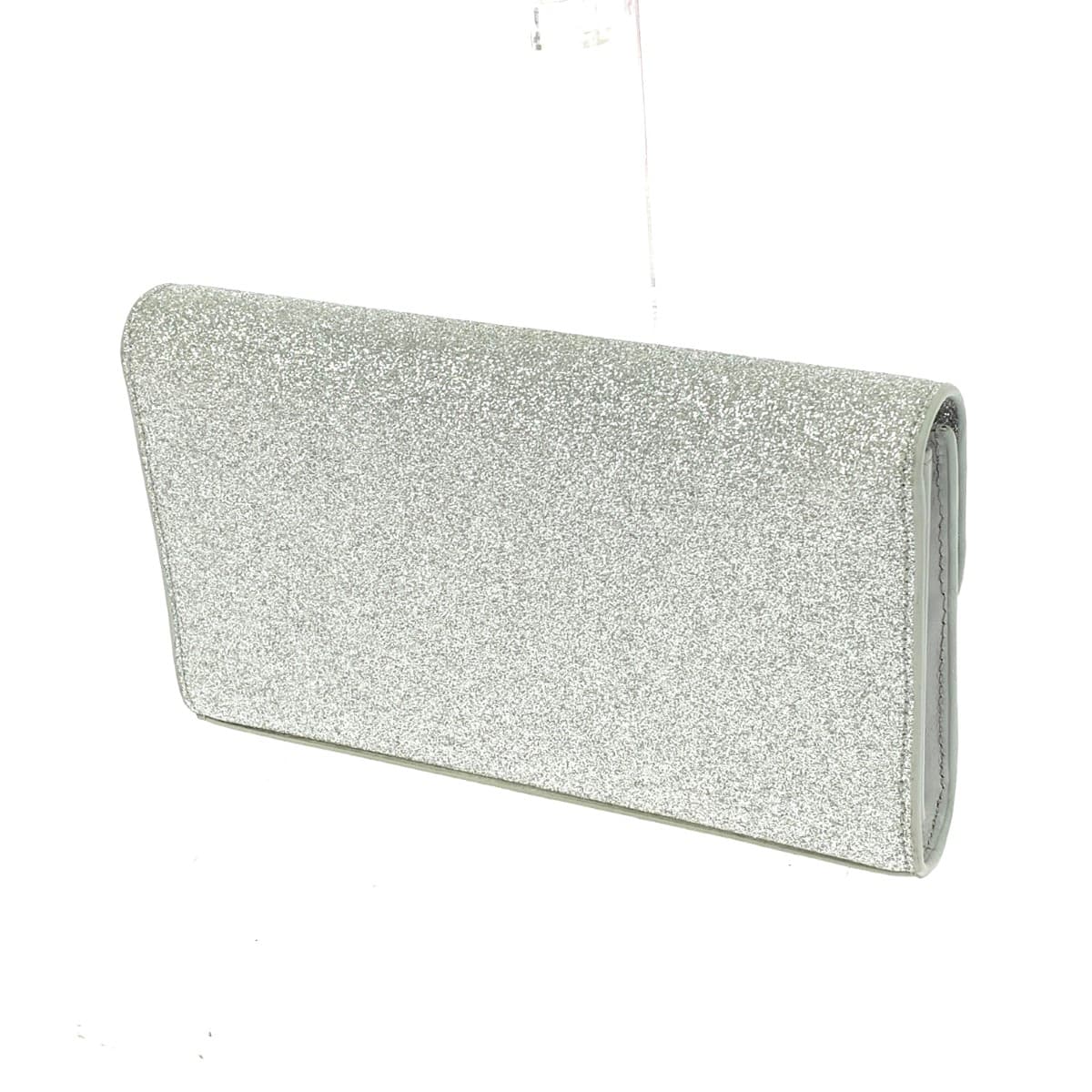 DIESEL Diesel Wallet Bag / 1DR Like New PVC / Glitter Silver Color Women's 3