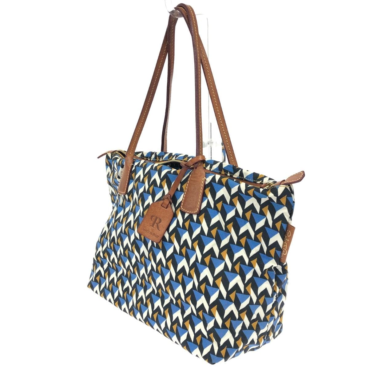 ROBERTA PIERI Tote Bag Tatami / Made in Italy / Nylon Blue Women's 3