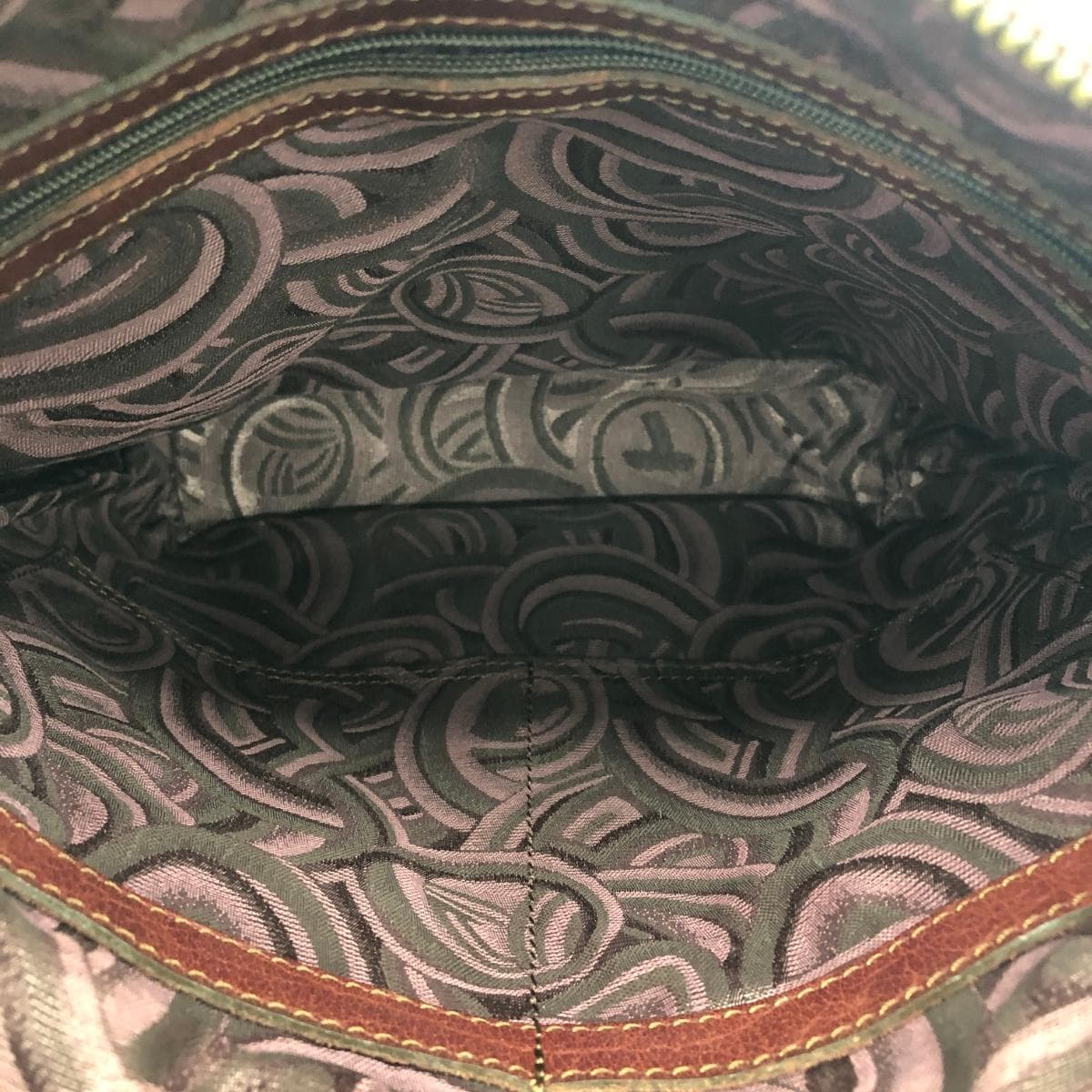 IBIZA Ibiza Shoulder Bag Mesh/Leather Bordeaux Ladies 4