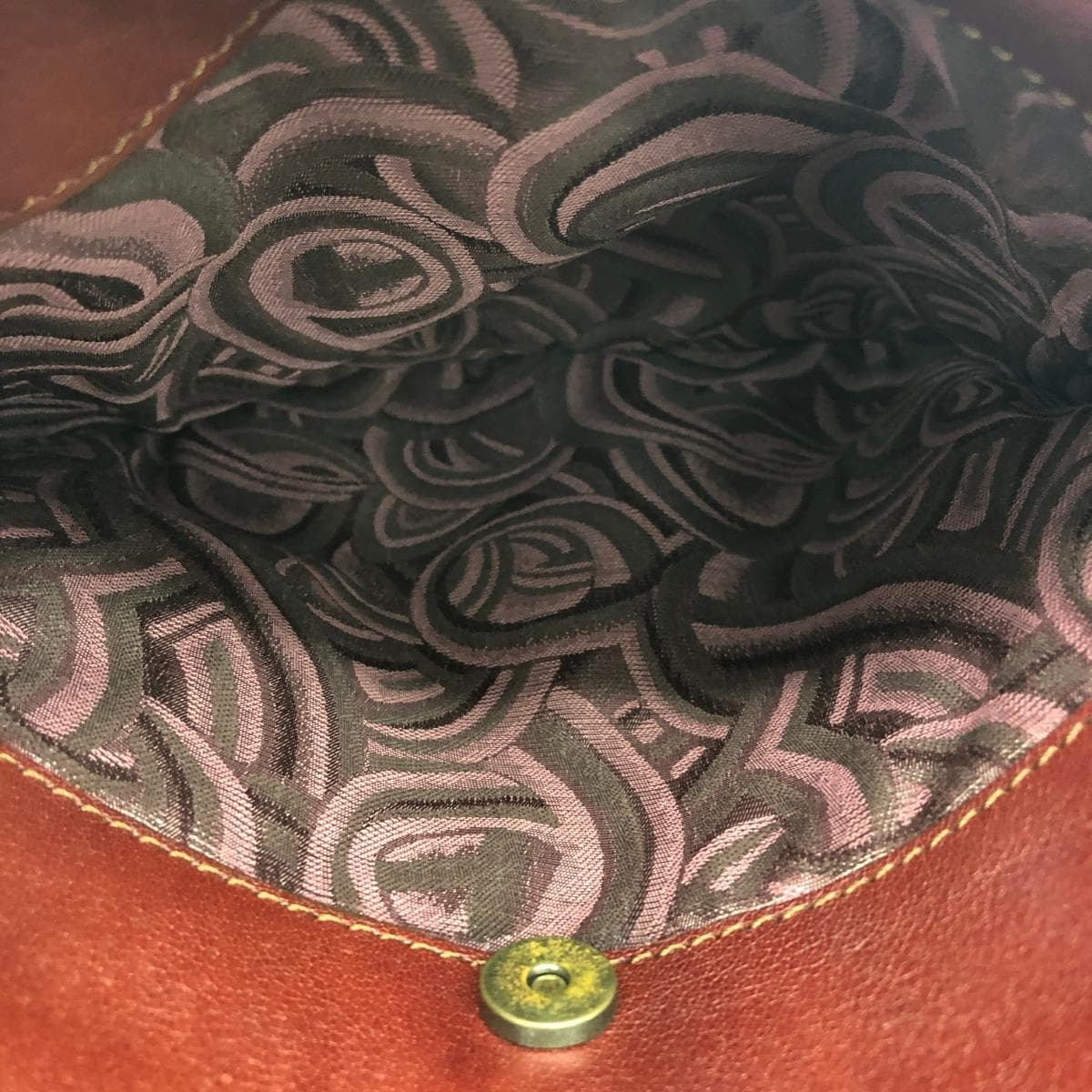 IBIZA Ibiza Shoulder Bag Mesh/Leather Bordeaux Ladies 5