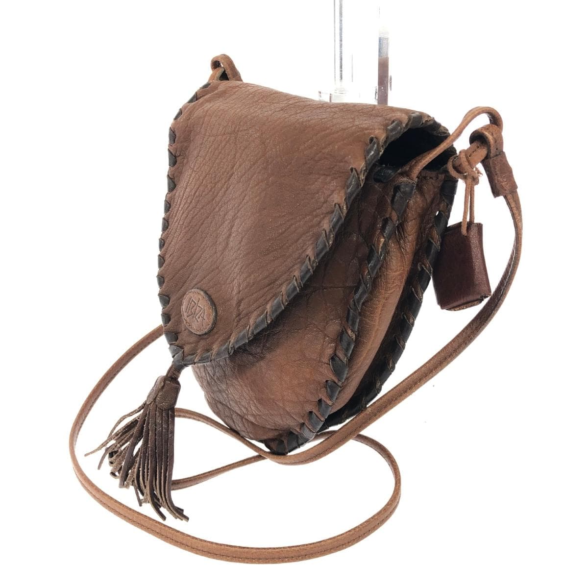 IBIZA Ibiza Shoulder Bag Leather Brown Unisex 3