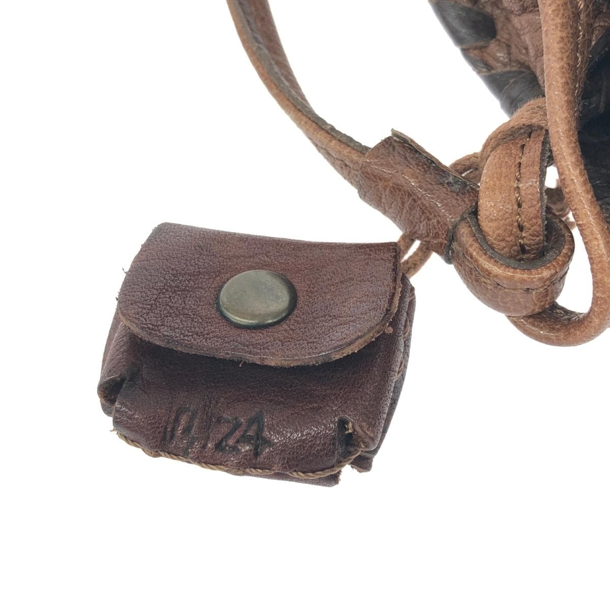 IBIZA Ibiza Shoulder Bag Leather Brown Unisex 6