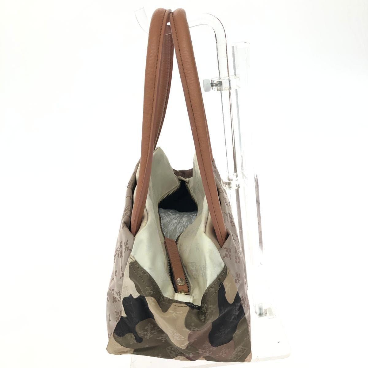 Russet Lacitte Box Tote Bag Monogram/Nylon Multicolor Ladies 2