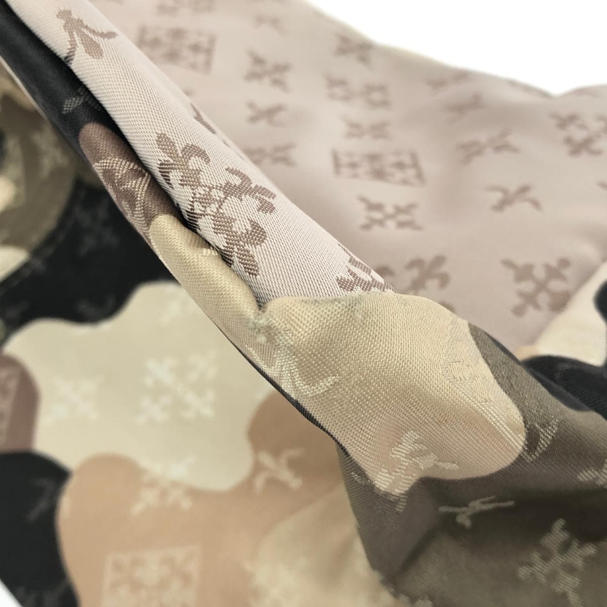 Russet Lacitte Box Tote Bag Monogram/Nylon Multicolor Ladies 6