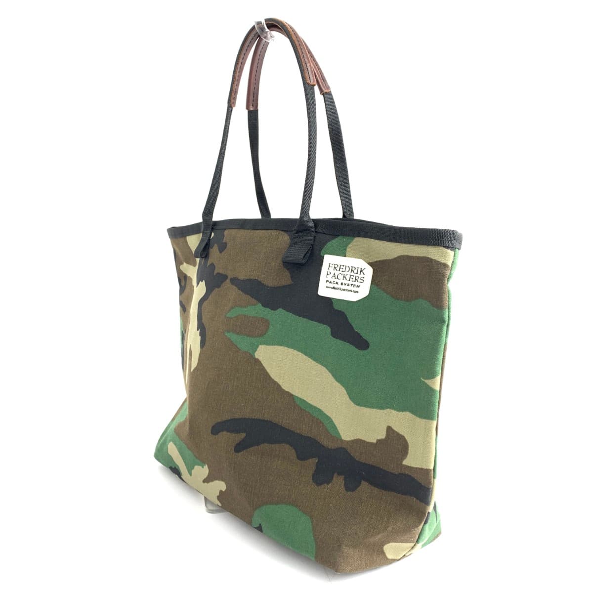 FREDRIK PACKERS Fredrik Packers Fredrik Packers / Tote Bag Camouflage Pattern / Nylon Canvas Green Unisex 3