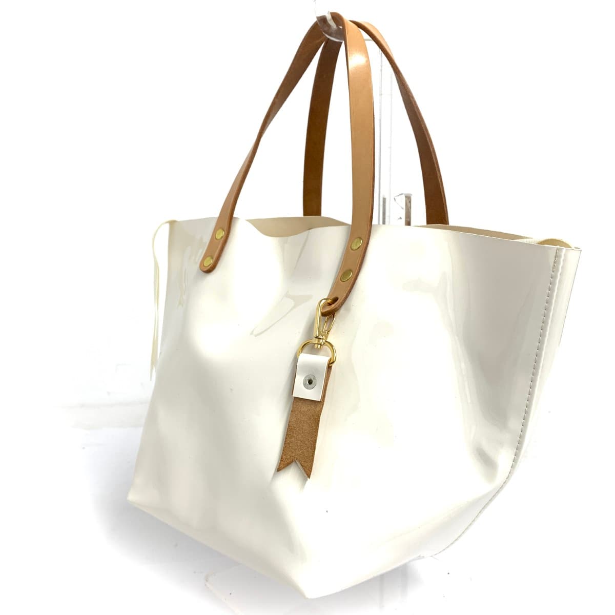 Harriet Harriet Harriet / Boat-shaped Tote Bag Vinyl White Ladies 3
