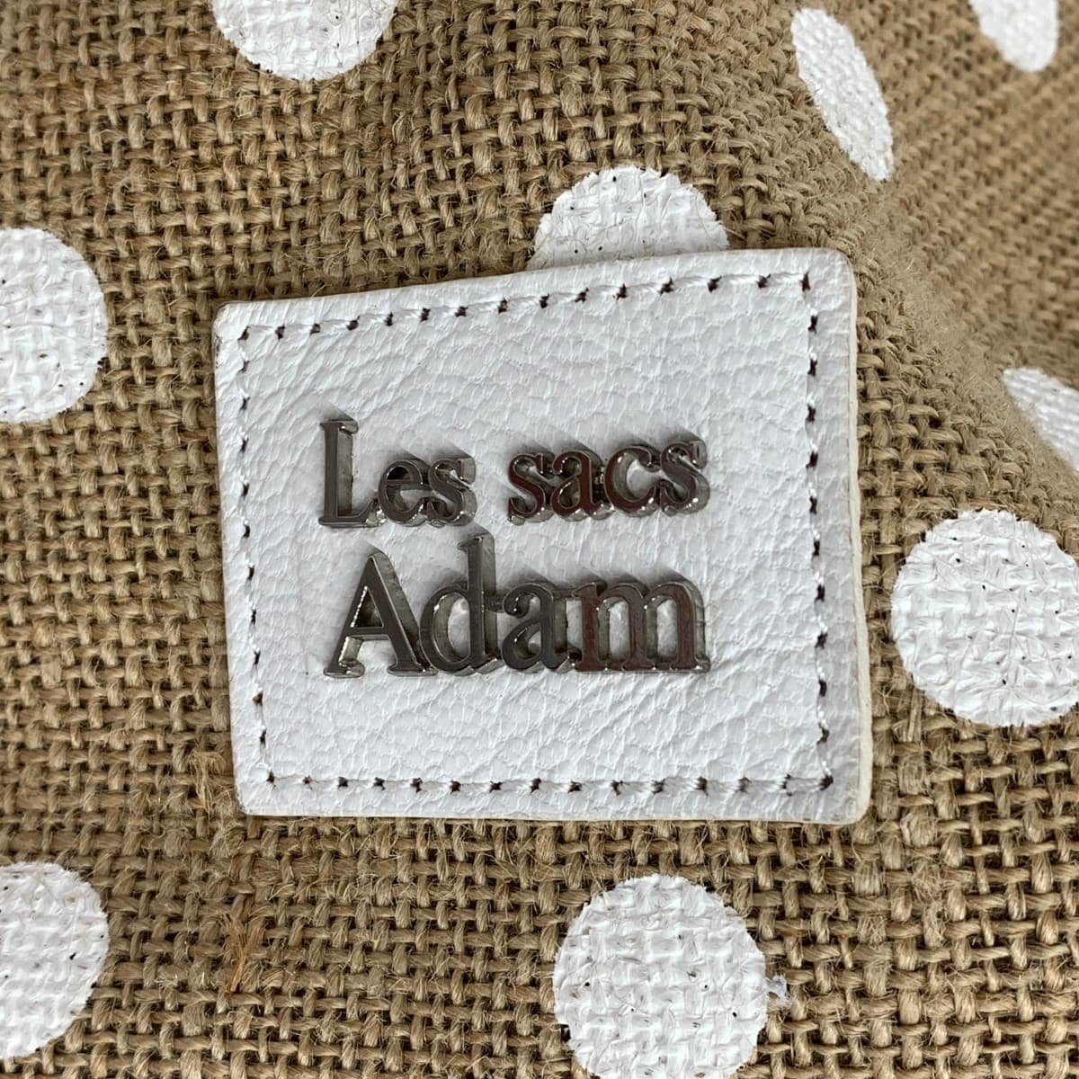 LES SACS ADAM Tote Bag Paint White/Beige Women's 7