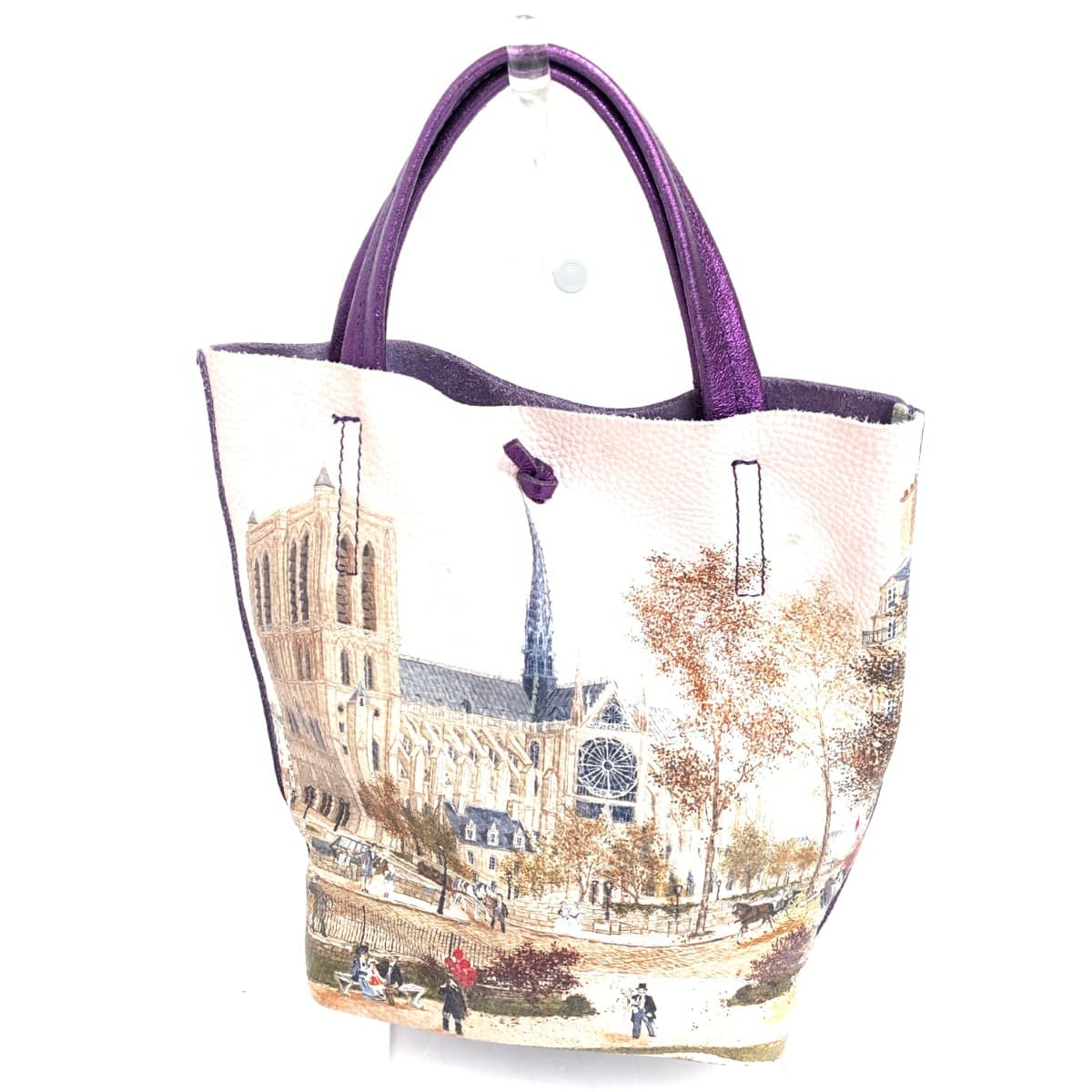 Fabienne Delacroix 2WAY Bag Fabienne Delacroix Print/Leather Purple Ladies 2