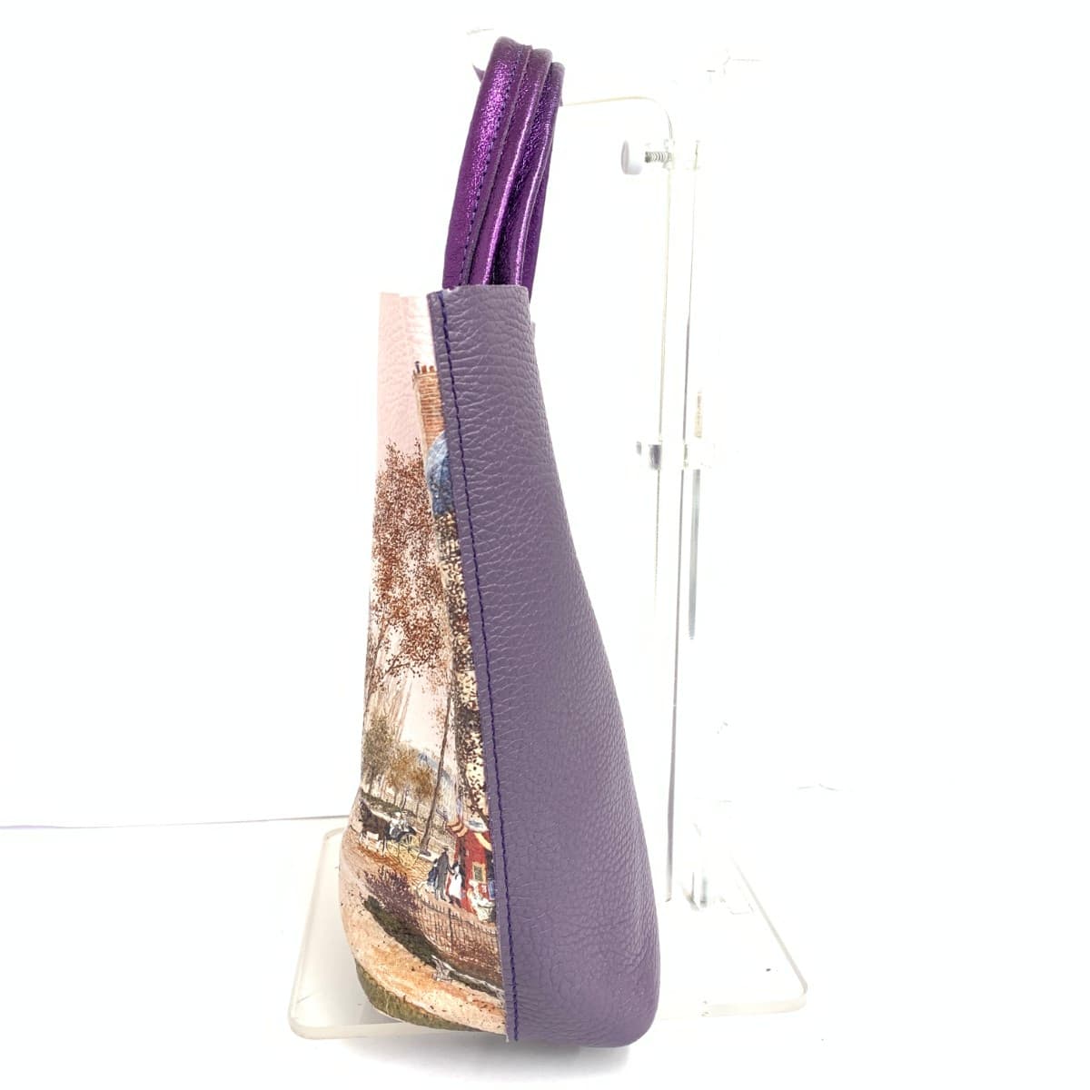 Fabienne Delacroix 2WAY Bag Fabienne Delacroix Print/Leather Purple Ladies 3