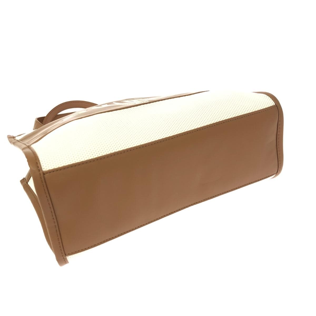 MARY QUANT Tote Bag Good Condition Mesh/Nylon Beige Women's 4