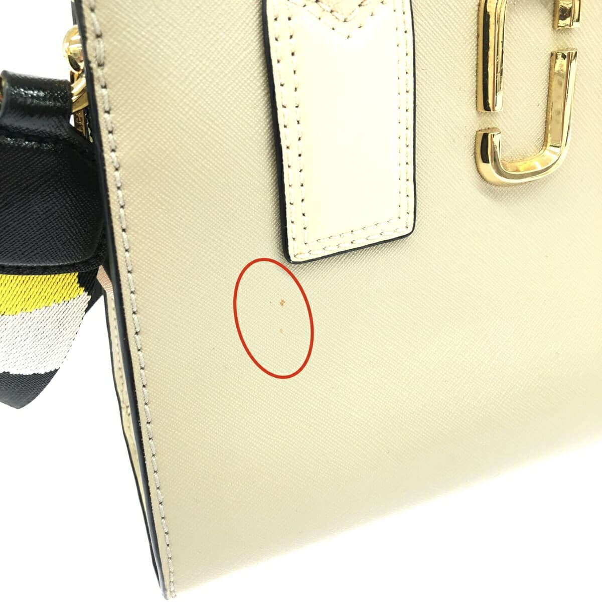 MARC JACOBS Little Big Shot PVC Gray Women's 8