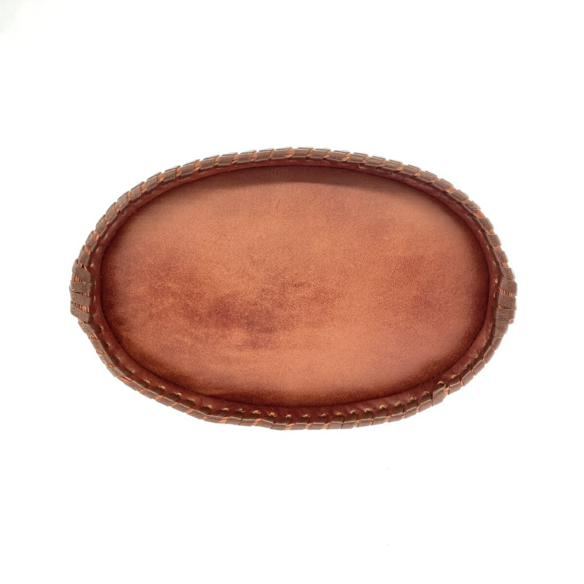 IBIZA Ibiza Tote Bag in Excellent Condition Cherry Pattern Mesh Leather Brown Women's 5