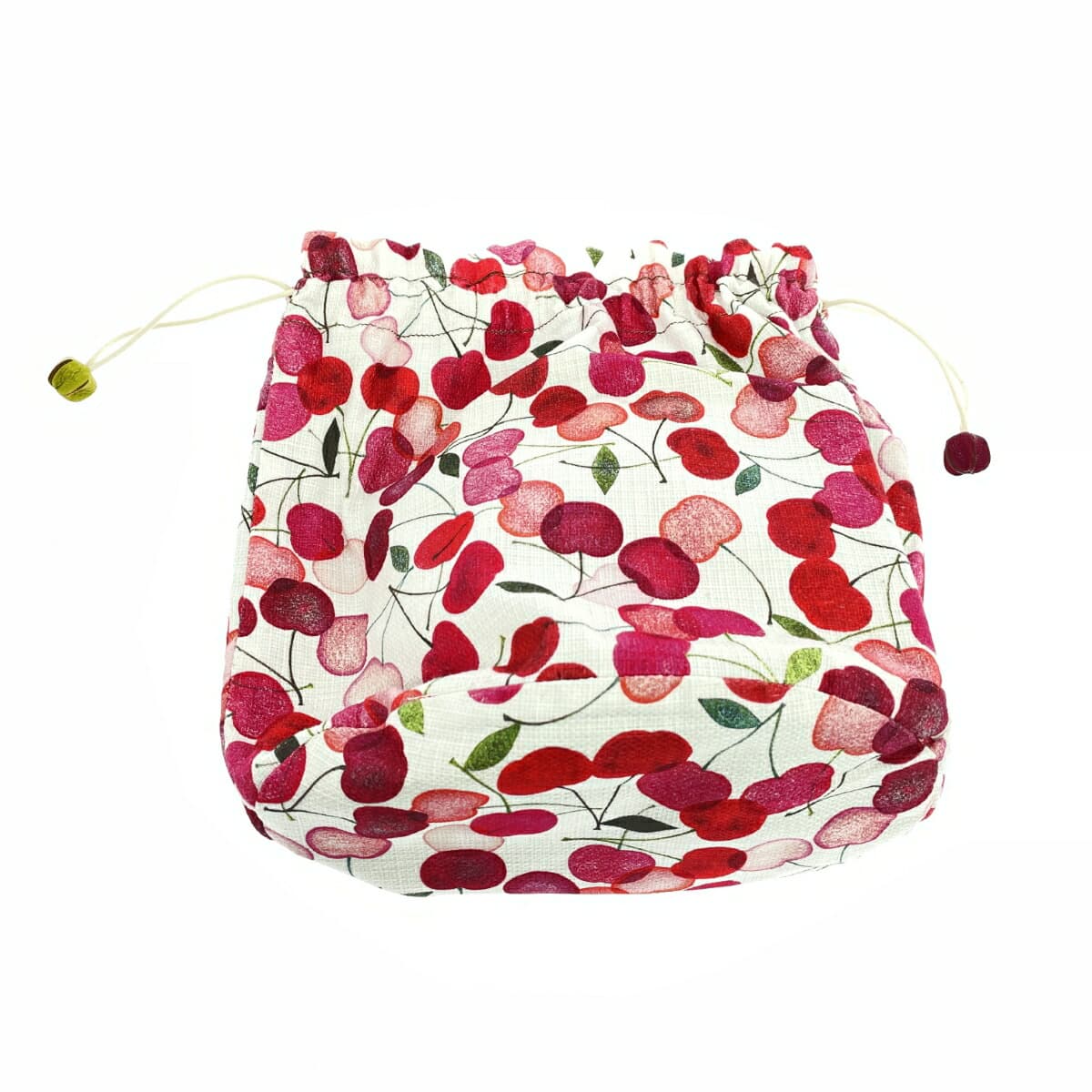 IBIZA Ibiza Tote Bag in Excellent Condition Cherry Pattern Mesh Leather Brown Women's 9