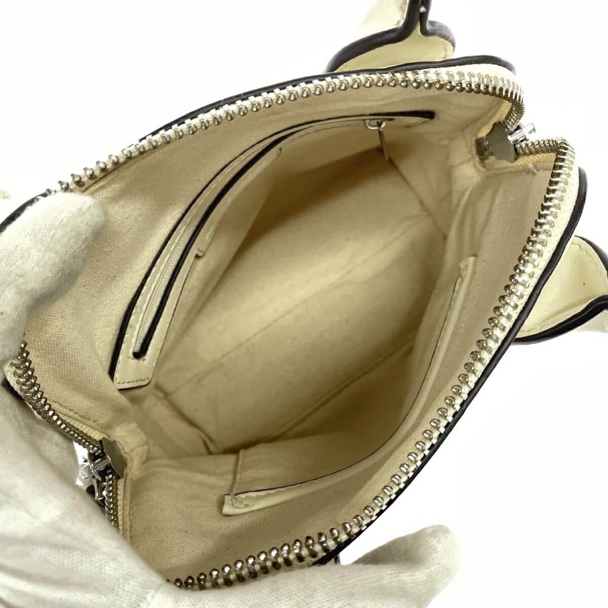 Adam et Rope` 2WAY Bag PVC White Ladies 6