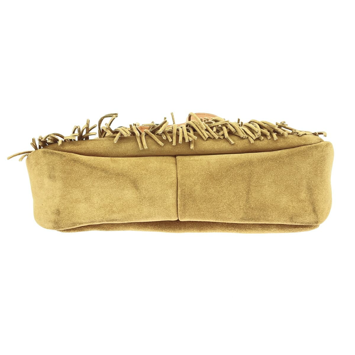 Minnetonka One Shoulder Bag Fringe Leather Beige Women's 5