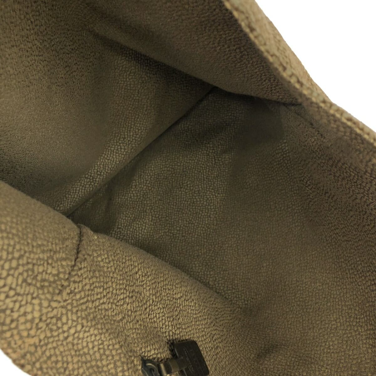 Borbonese Large Tote Bag Quail Pattern / Leather Brown Women's 5