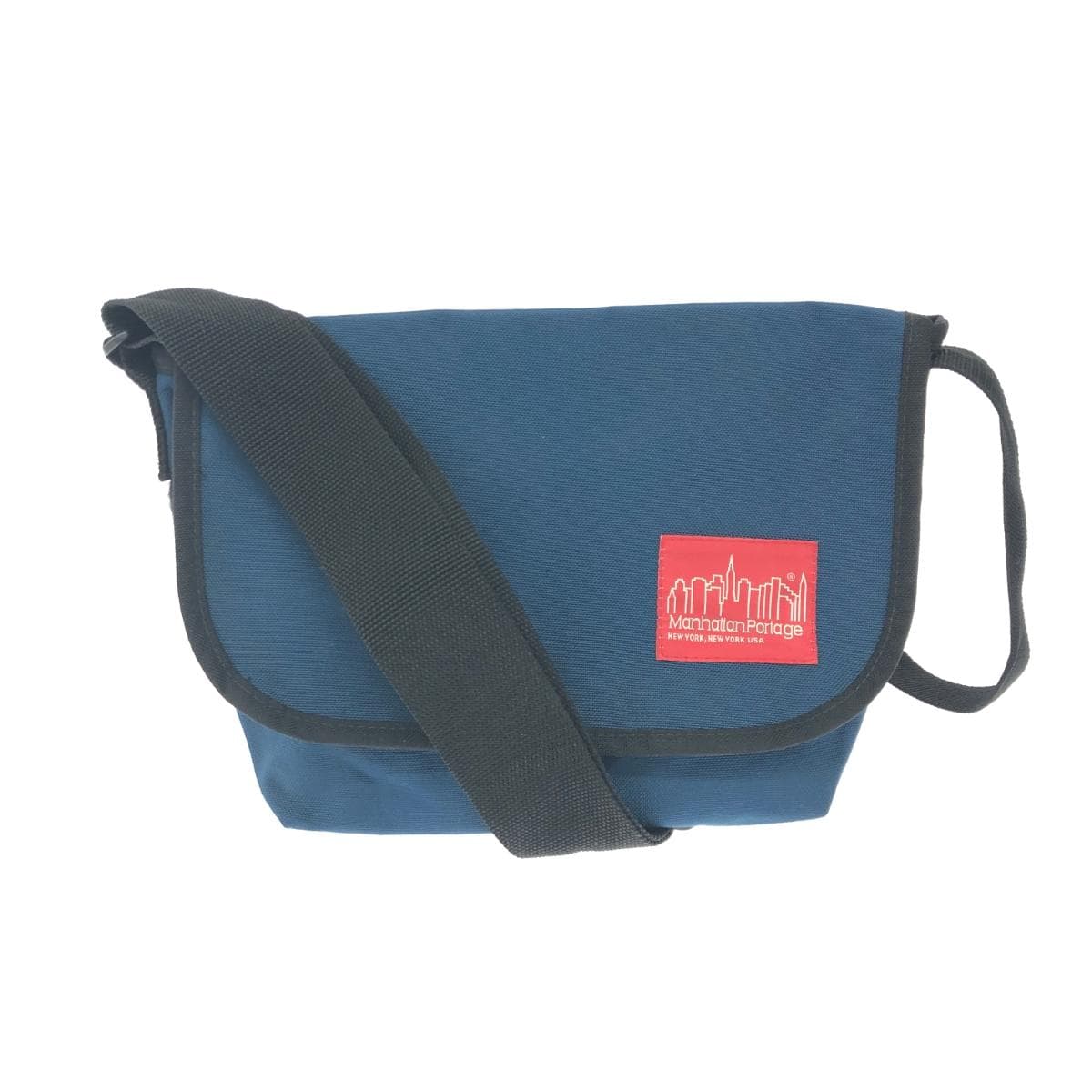 Manhattan Portage messenger bag logo Cordura nylon blue unisex