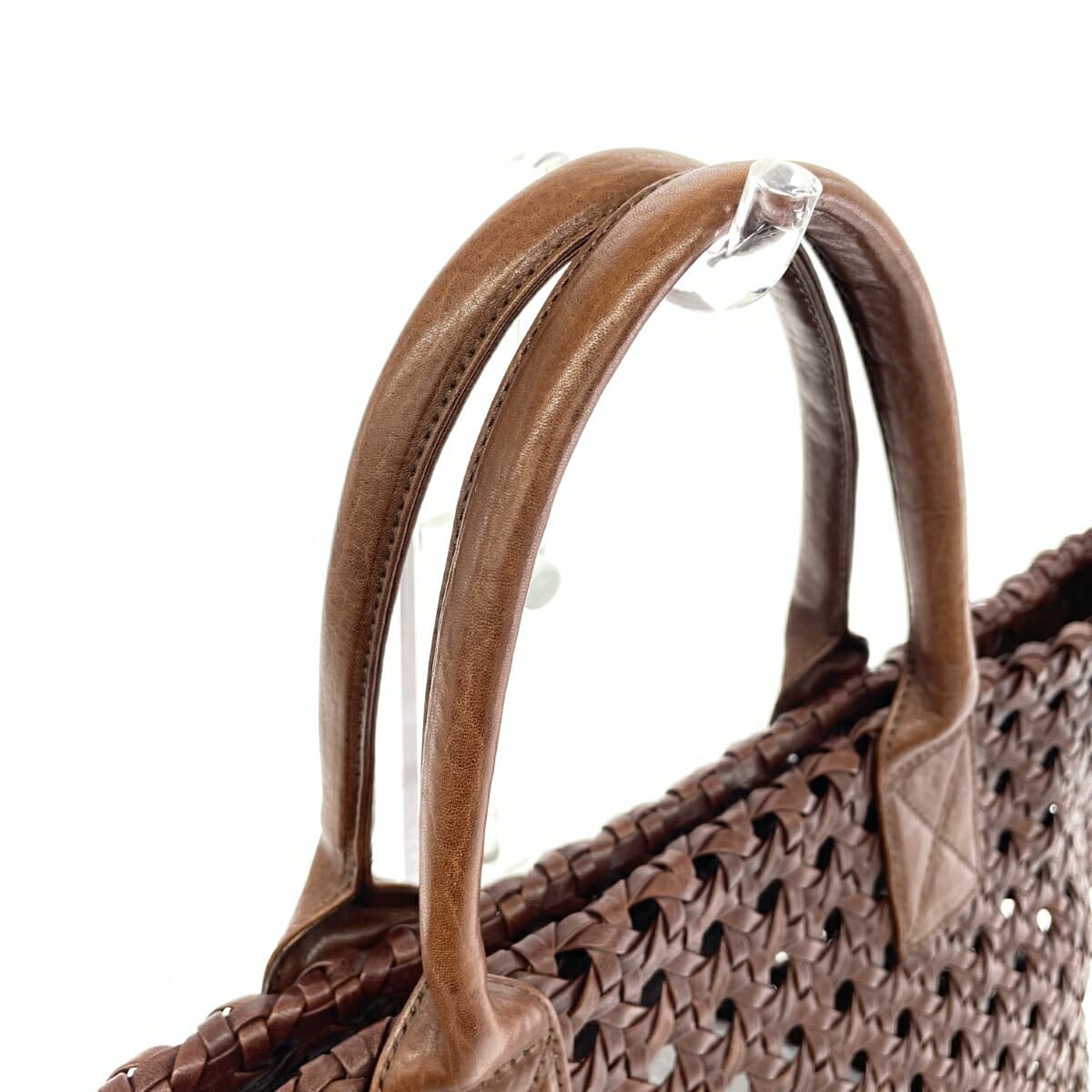 IBIZA Ibiza Artesania Good Condition Braided Leather Brown Ladies 4