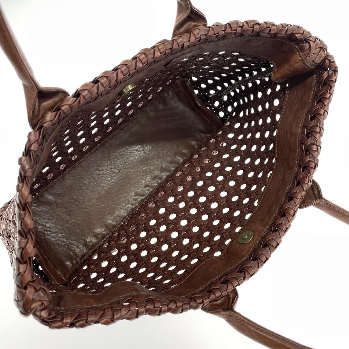 IBIZA Ibiza Artesania Good Condition Braided Leather Brown Ladies 6