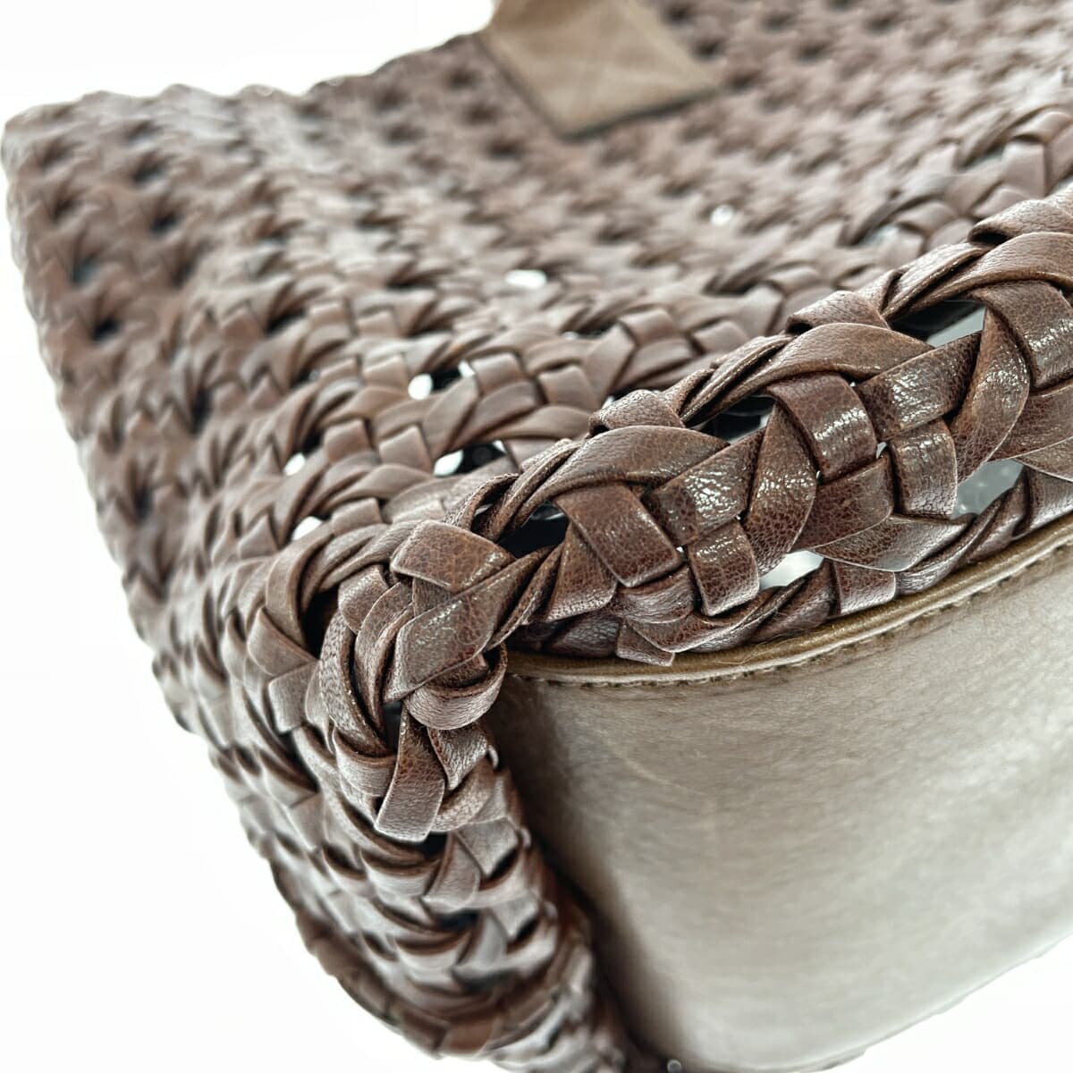 IBIZA Ibiza Artesania Good Condition Braided Leather Brown Ladies 8