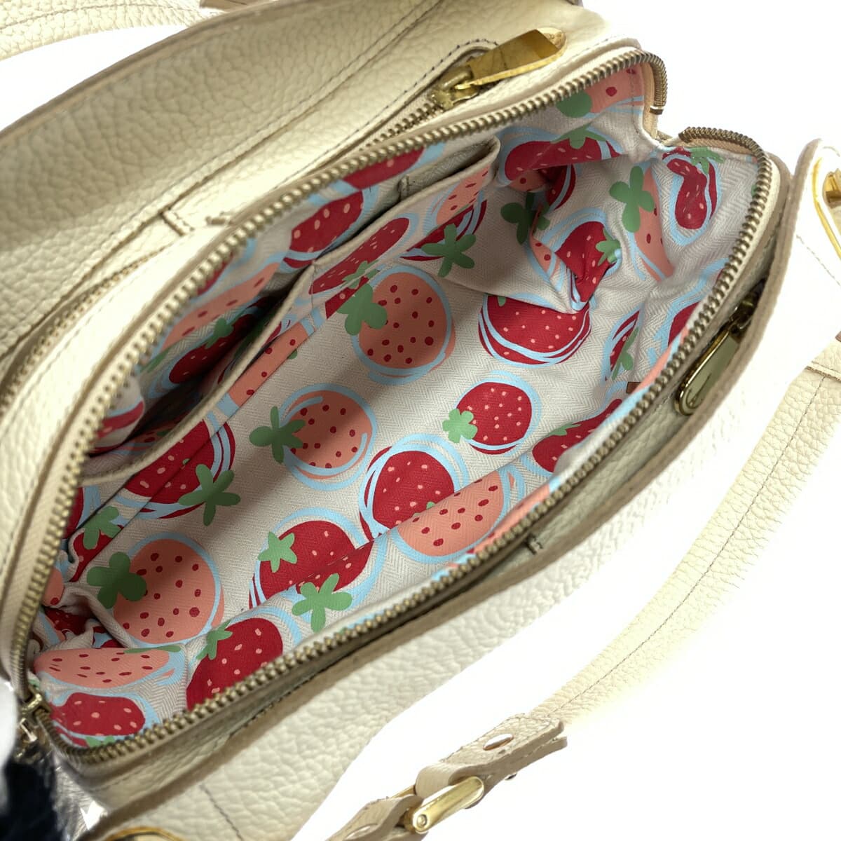 IANNE 2WAY Bag Olivia Good Condition Leather White Women's 6