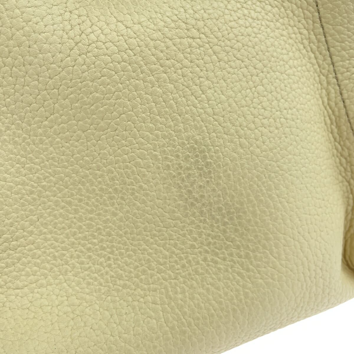 IANNE 2WAY Bag Olivia Good Condition Leather White Women's 8