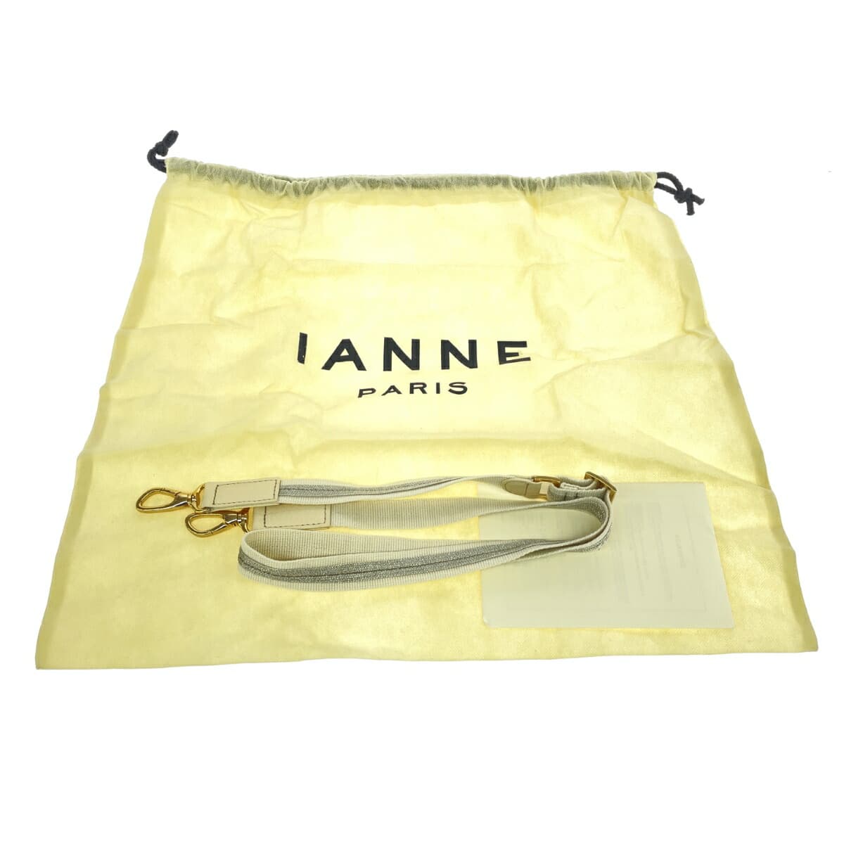 IANNE 2WAY Bag Olivia Good Condition Leather White Women's 9