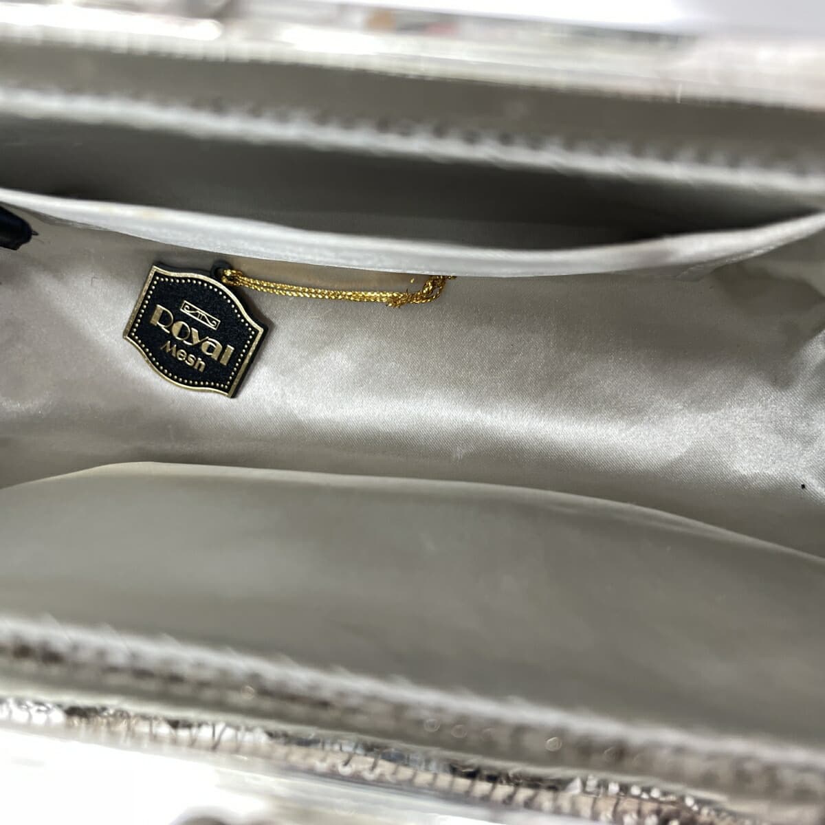 Royalmesh Royal Mesh Royal Mesh / Frame Party Bag Metal Mesh Bronze Color Women's 4