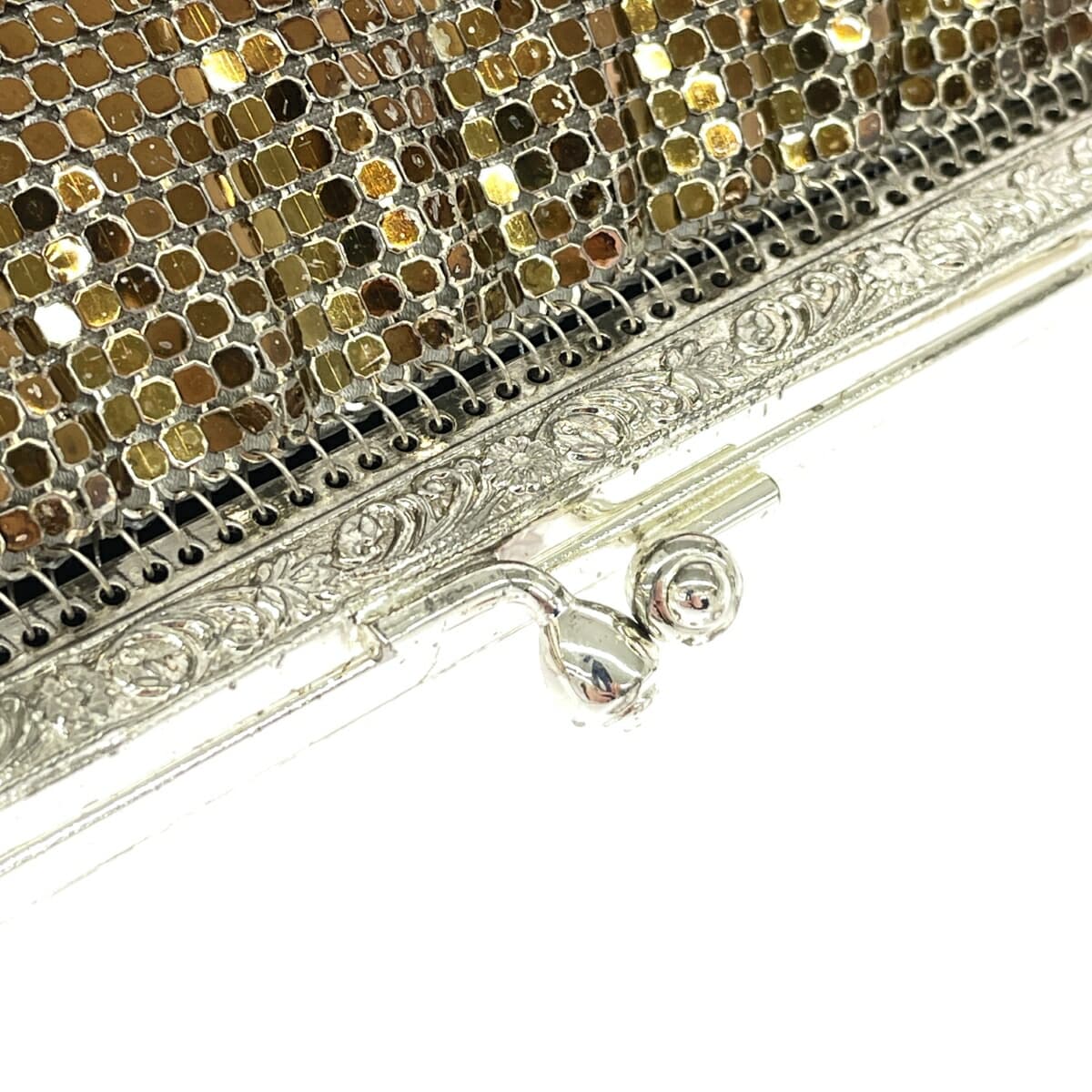 Royalmesh Royal Mesh Royal Mesh / Frame Party Bag Metal Mesh Bronze Color Women's 6