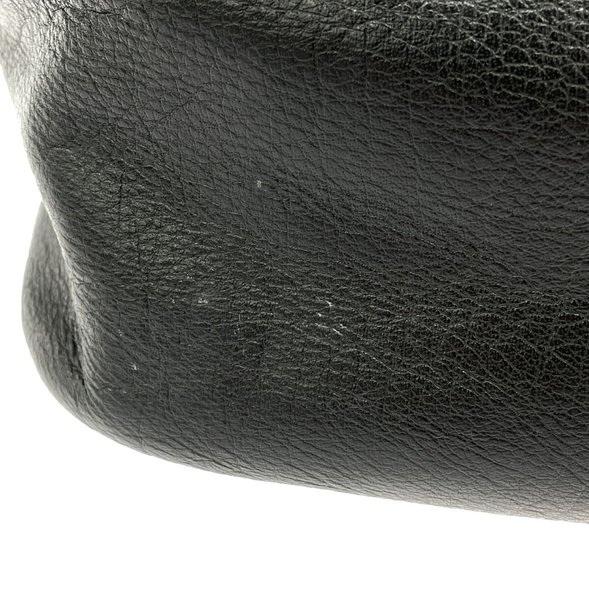 IBIZA Ibiza Tote Bag Good Condition Zodiac Signs / Embossed / Leather Black Ladies 8