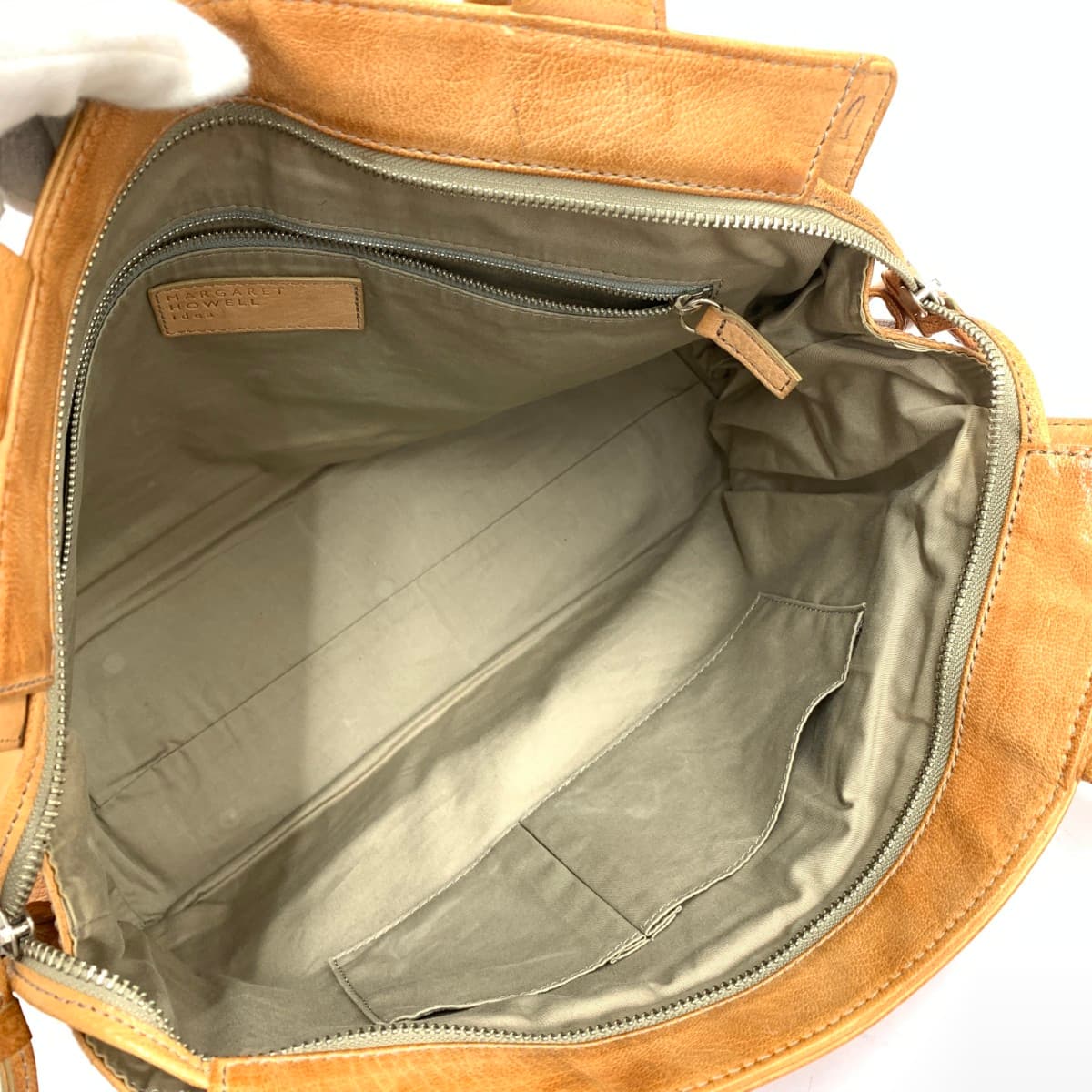 Margaret Howell Tote Bag Leather Camel Brown Women's 6