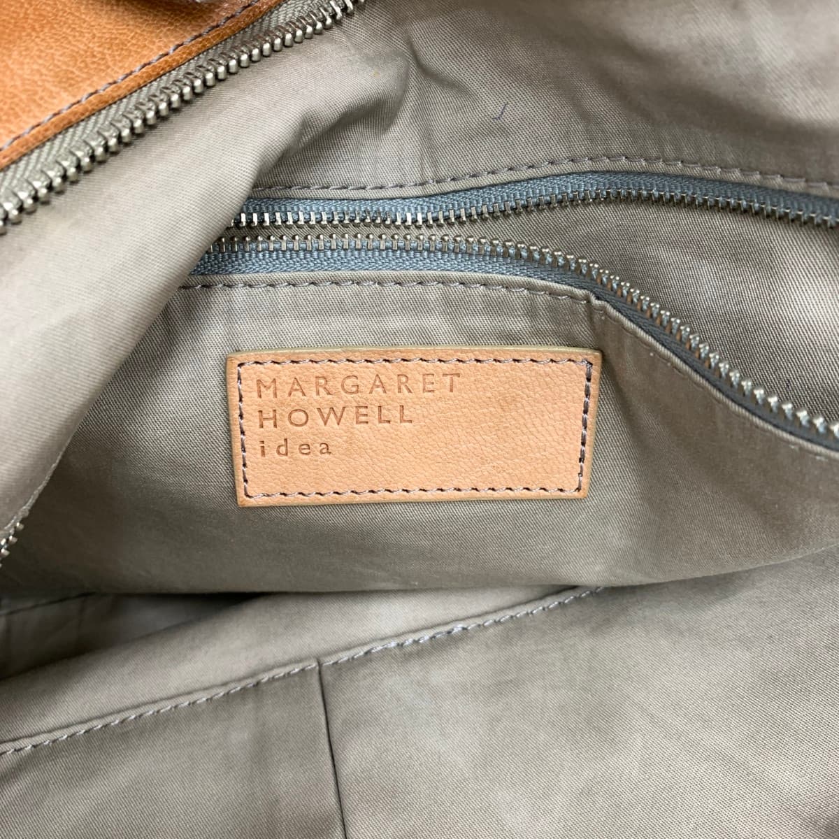 Margaret Howell Tote Bag Leather Camel Brown Women's 7