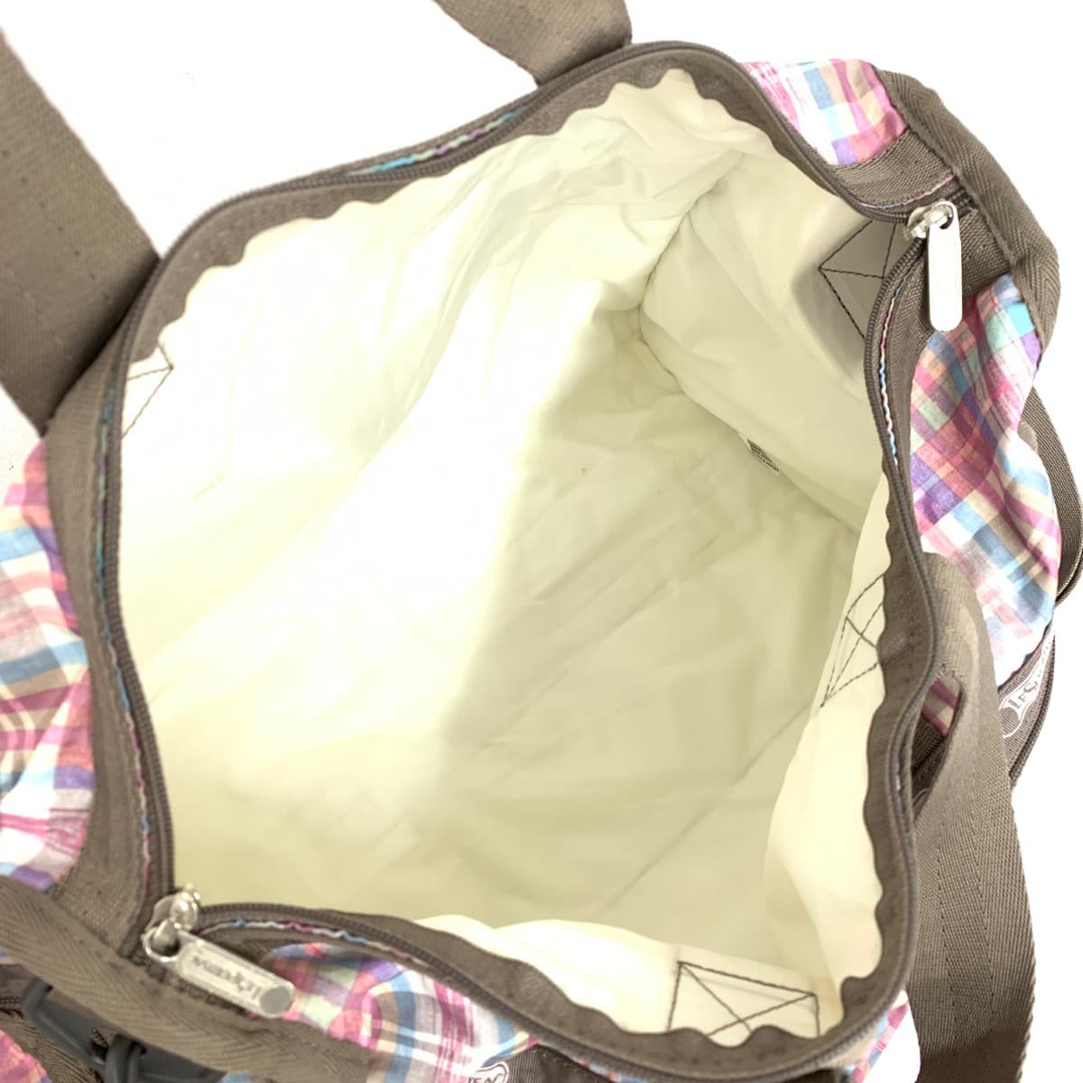 LeSportsac 2WAY Boston bag, check pattern, nylon, multicolor, ladies 5