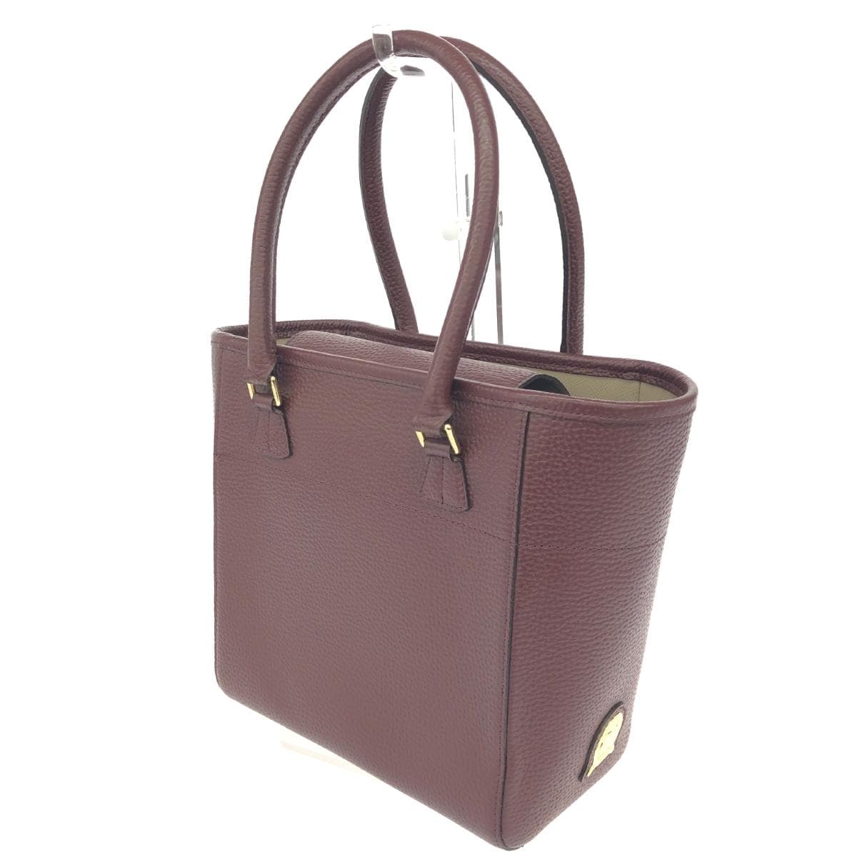 A.D.M.J (Accessoires De Mademoiselle) Accessoires De Mademoiselle Jap Tote Bag Excellent Condition Turn Lock / Leather Bordeaux Ladies 3