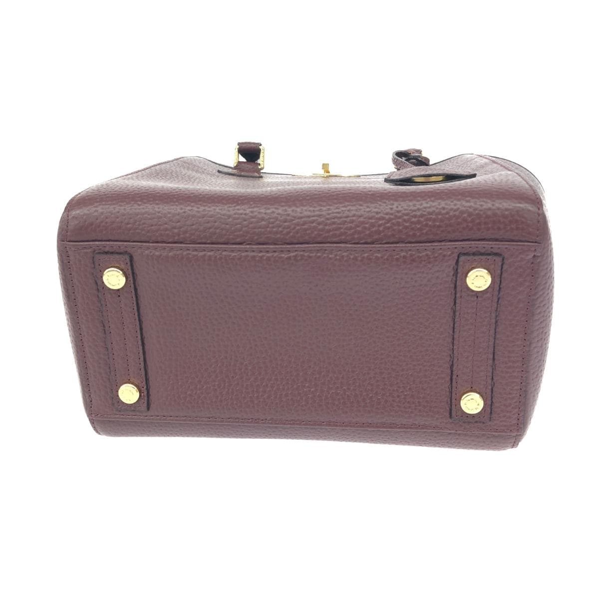 A.D.M.J (Accessoires De Mademoiselle) Accessoires De Mademoiselle Jap Tote Bag Excellent Condition Turn Lock / Leather Bordeaux Ladies 5