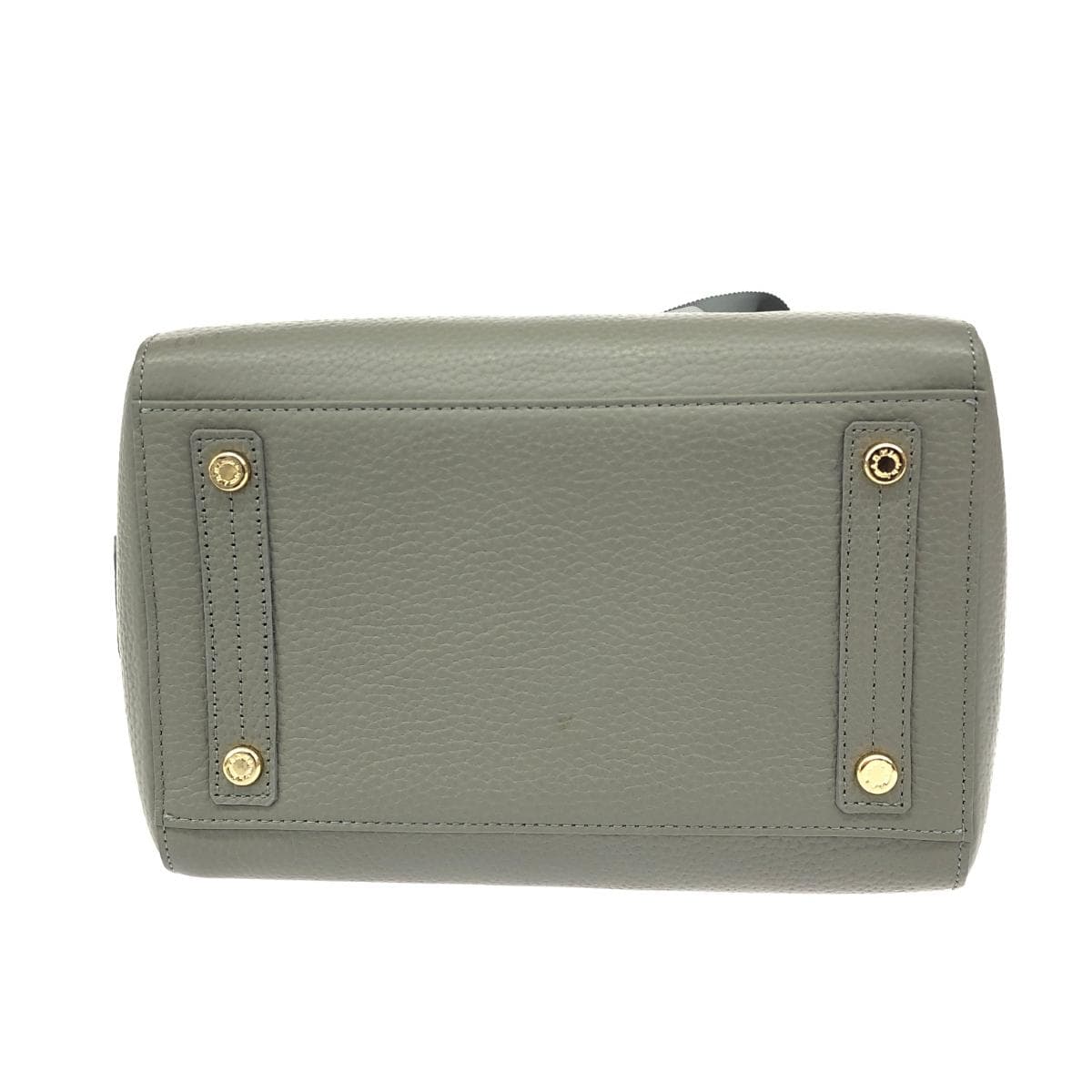 A.D.M.J (Accessoires De Mademoiselle) Accessoires De Mademoiselle Jap Grograin Ribbon / Tote Handbag Excellent Condition Leather Gray Women's 5