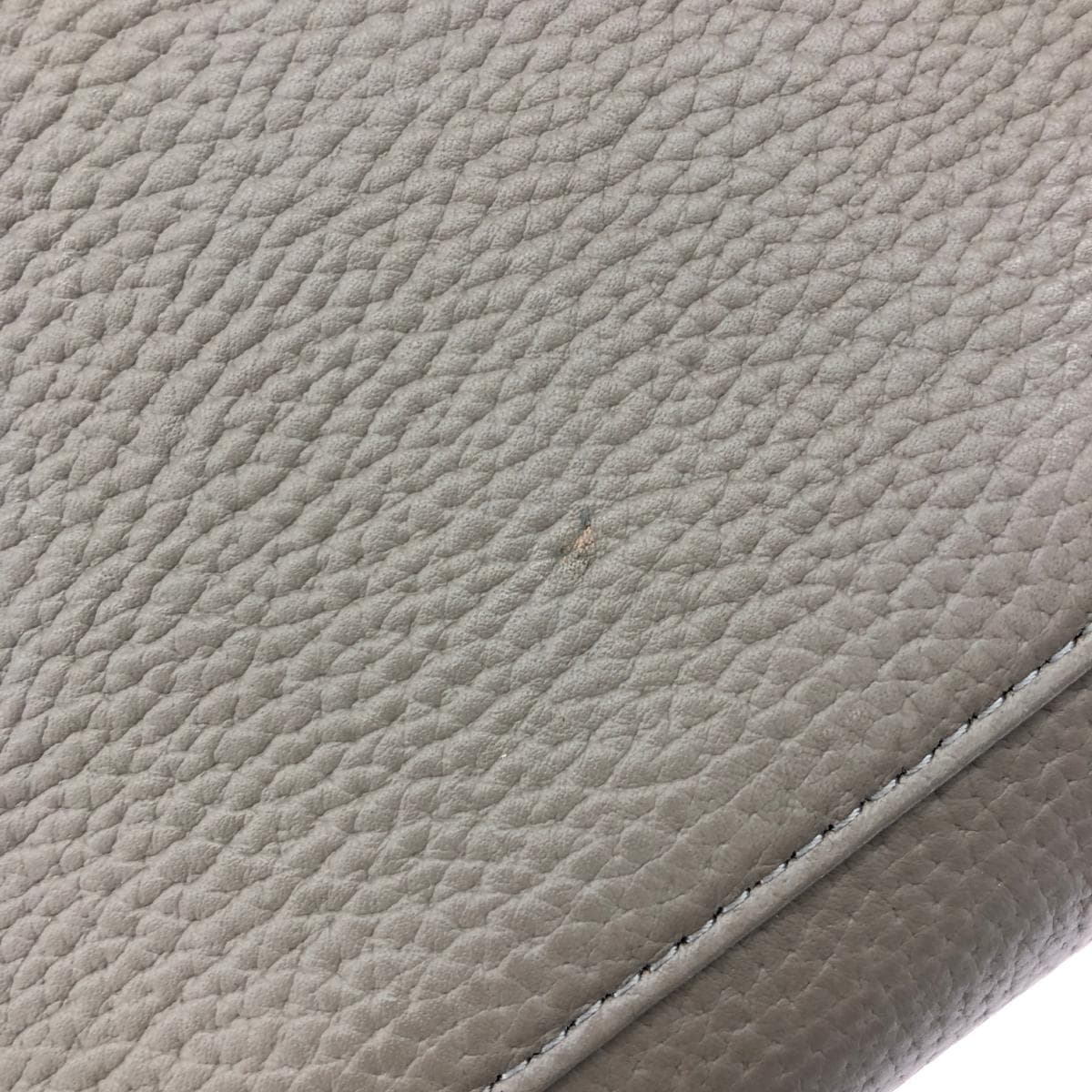 A.D.M.J (Accessoires De Mademoiselle) Accessoires De Mademoiselle Jap Grograin Ribbon / Tote Handbag Excellent Condition Leather Gray Women's 8