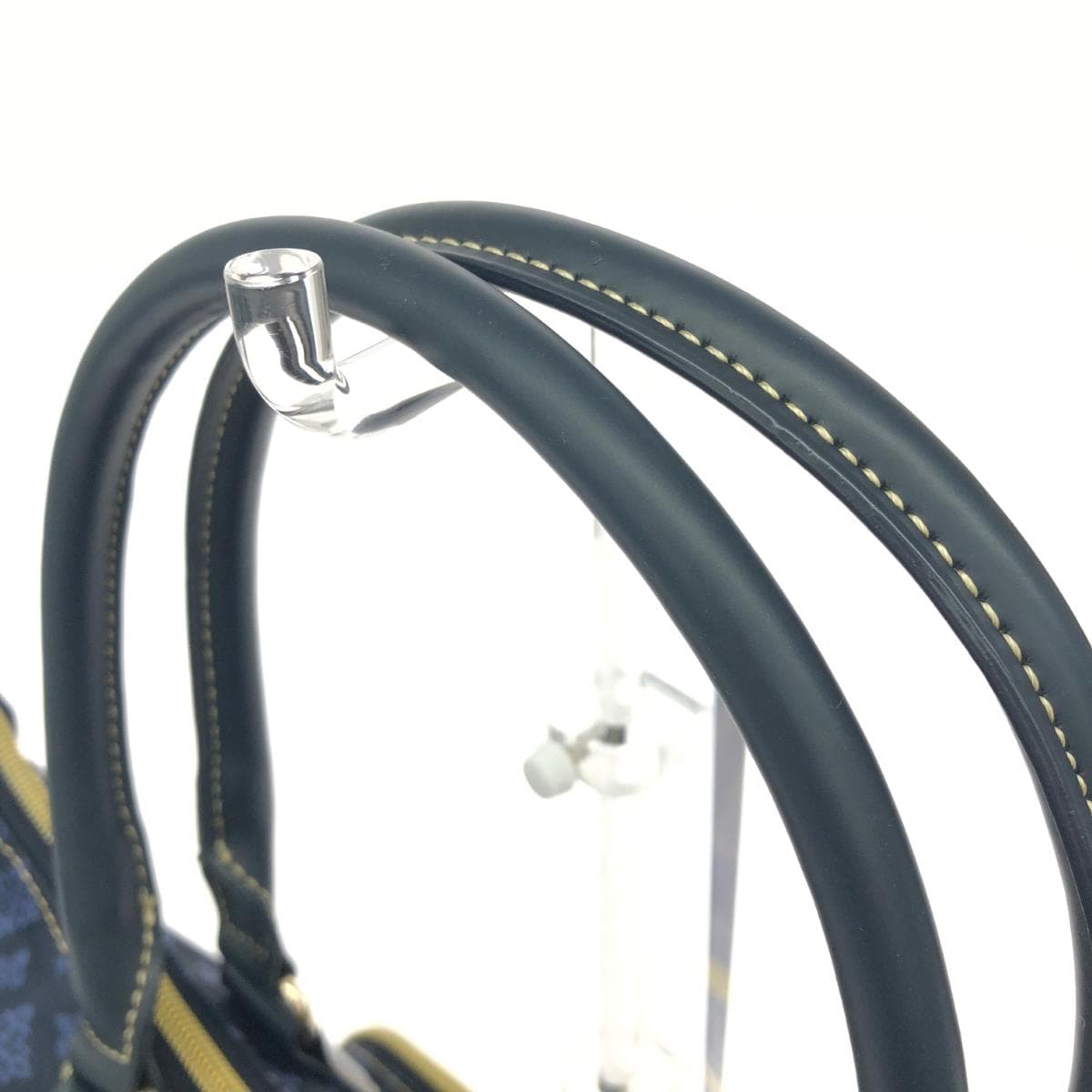 CHRISTIAN OLIVIER 2WAY Tote Bag Good Condition Monogram/Nylon Navy Ladies 4