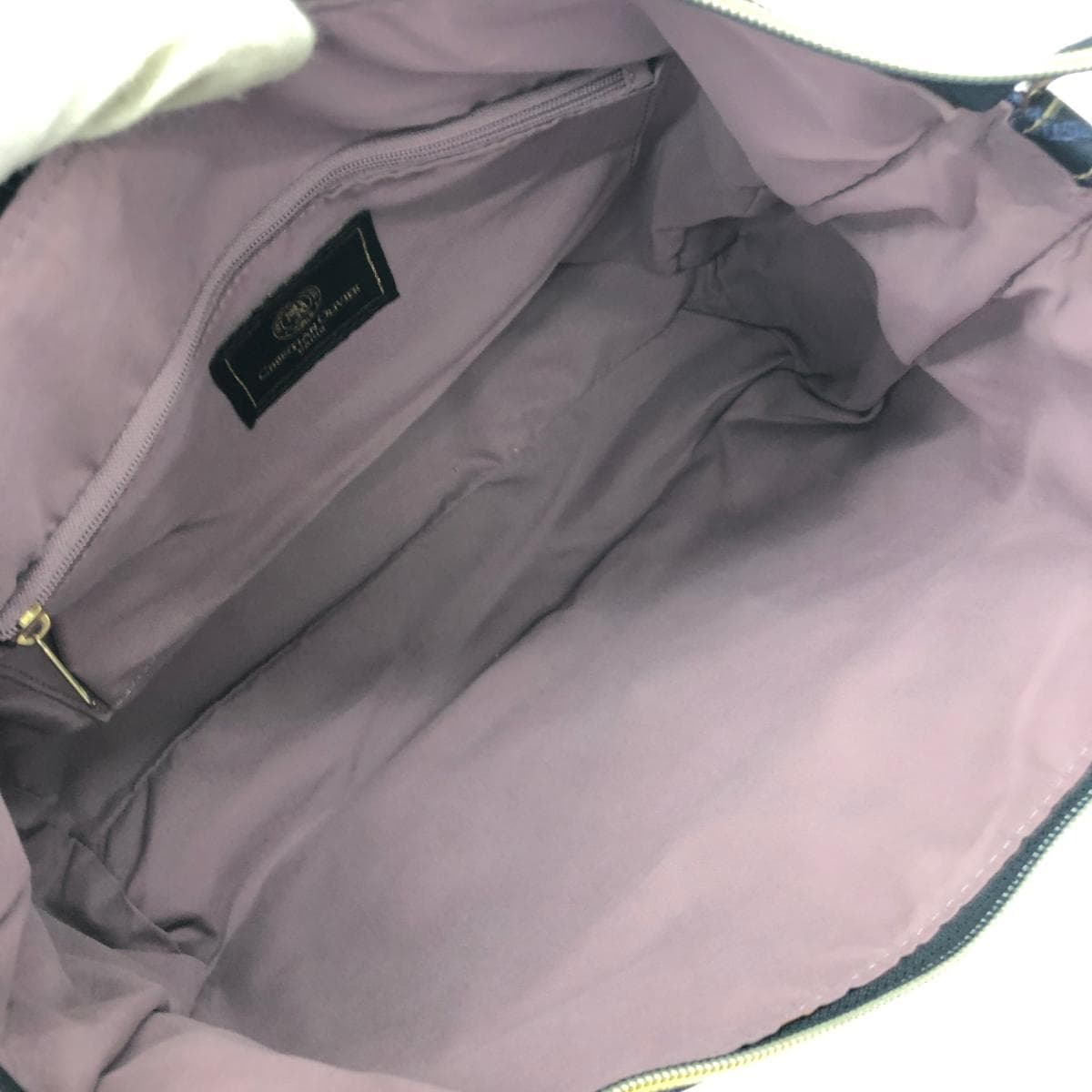 CHRISTIAN OLIVIER 2WAY Tote Bag Good Condition Monogram/Nylon Navy Ladies 6