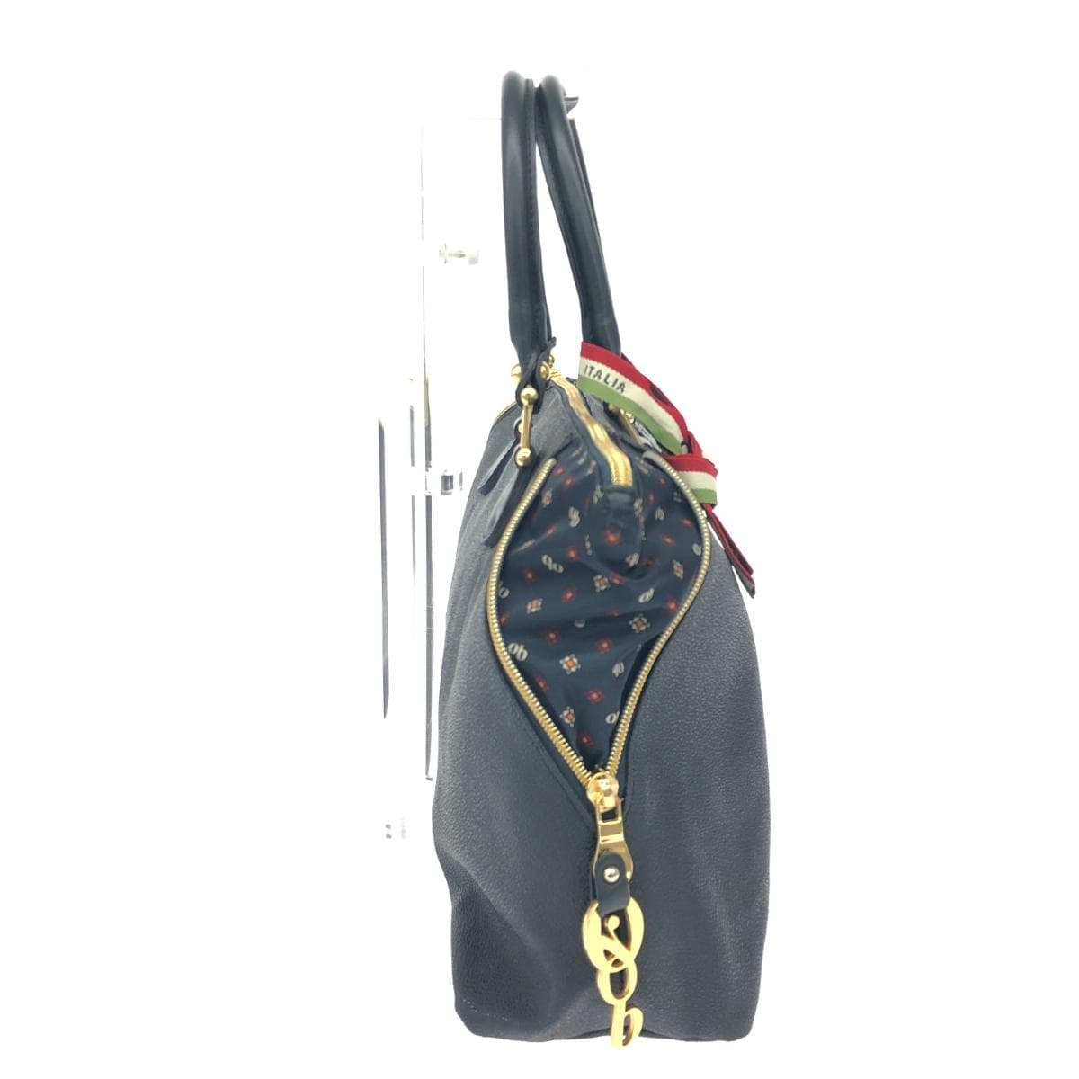 Orobianco tote bag PVC black unisex 2