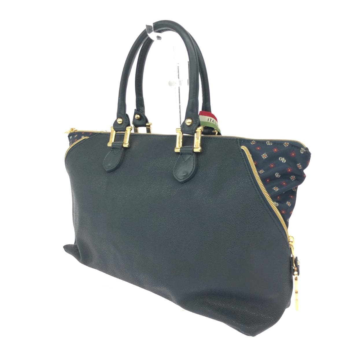 Orobianco tote bag PVC black unisex 3