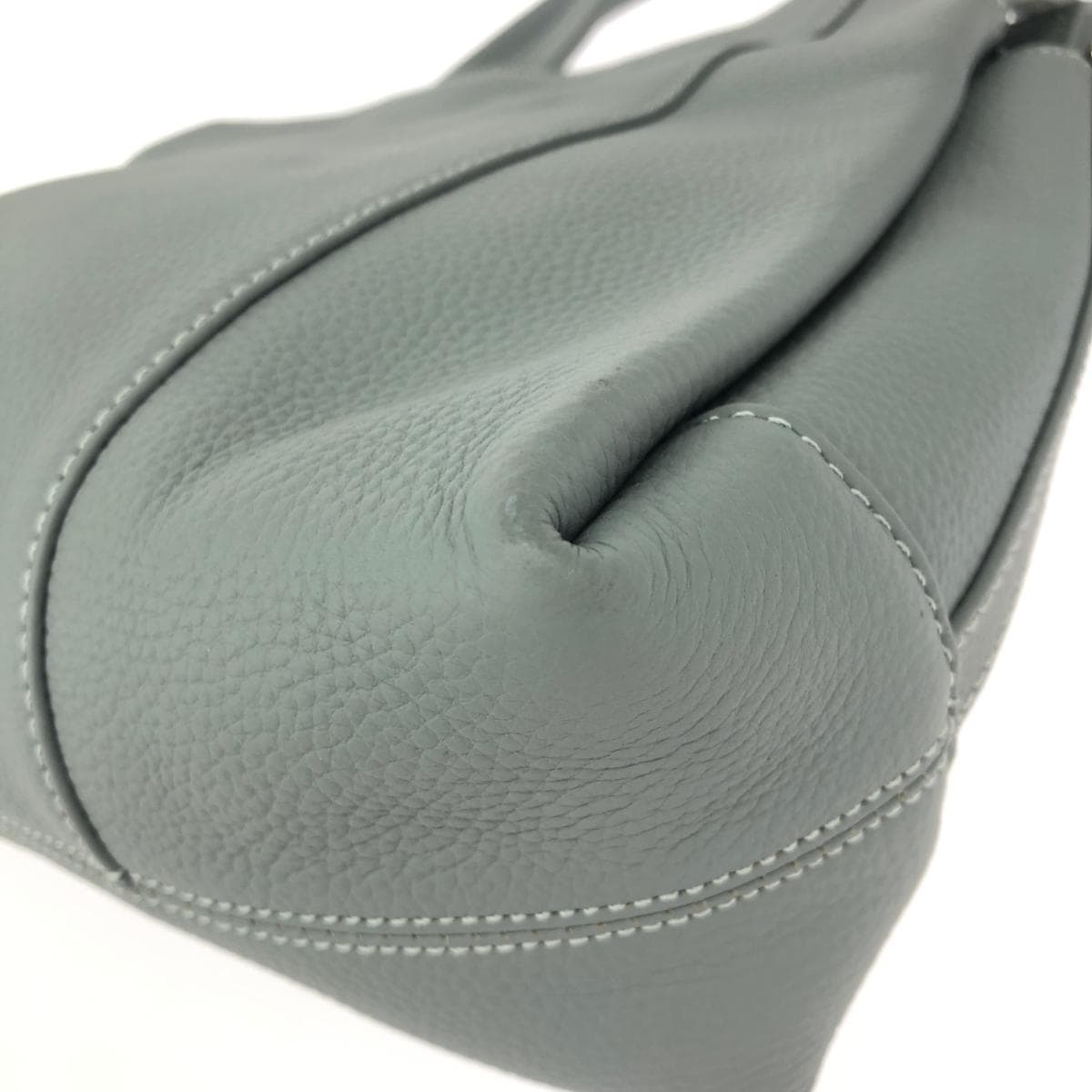 BARCOS 2WAY Tote Bag / Lulu Good Condition Shrink Leather Gray Women's 8